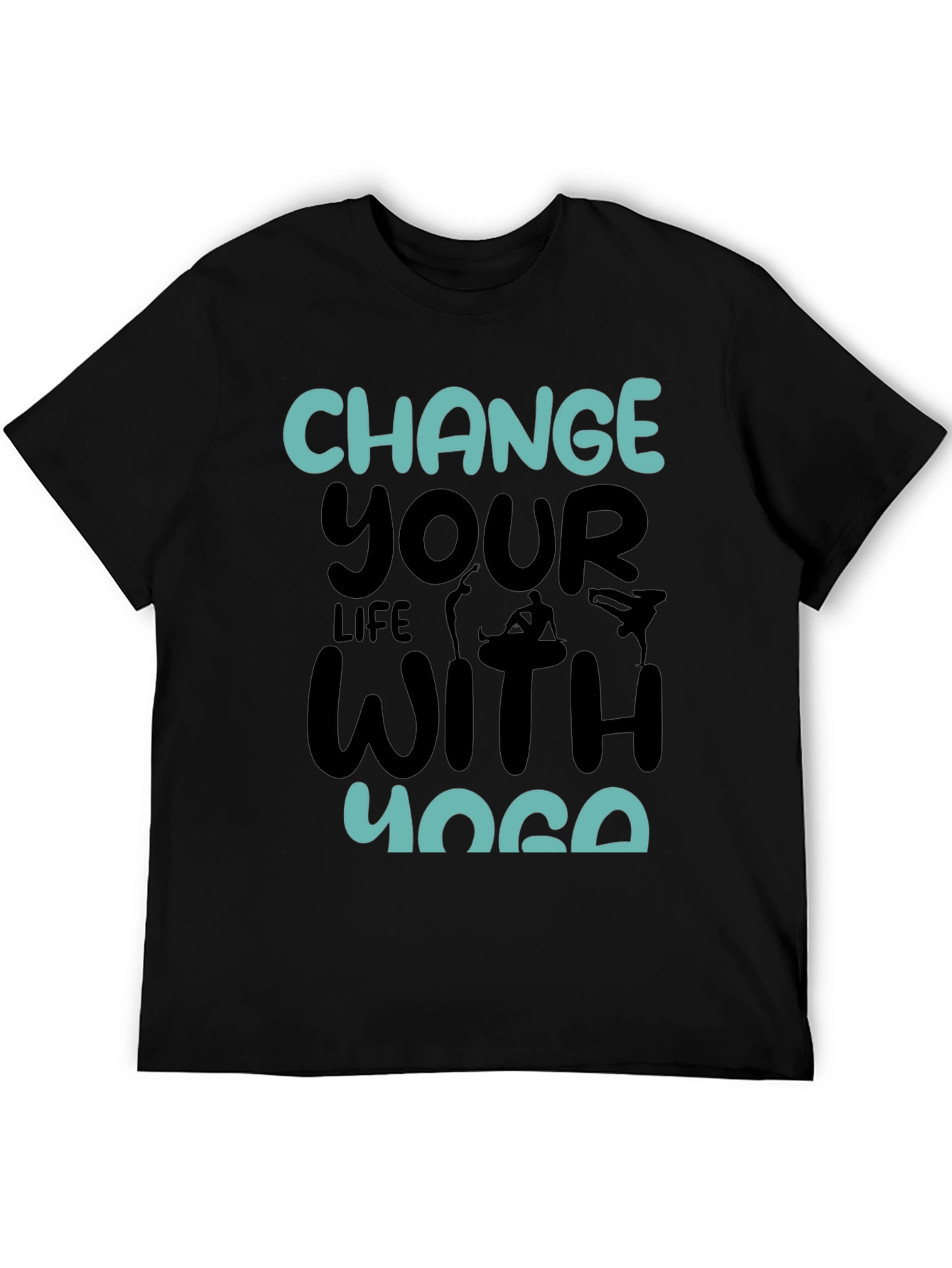 Yoga Life Black T-Shirt