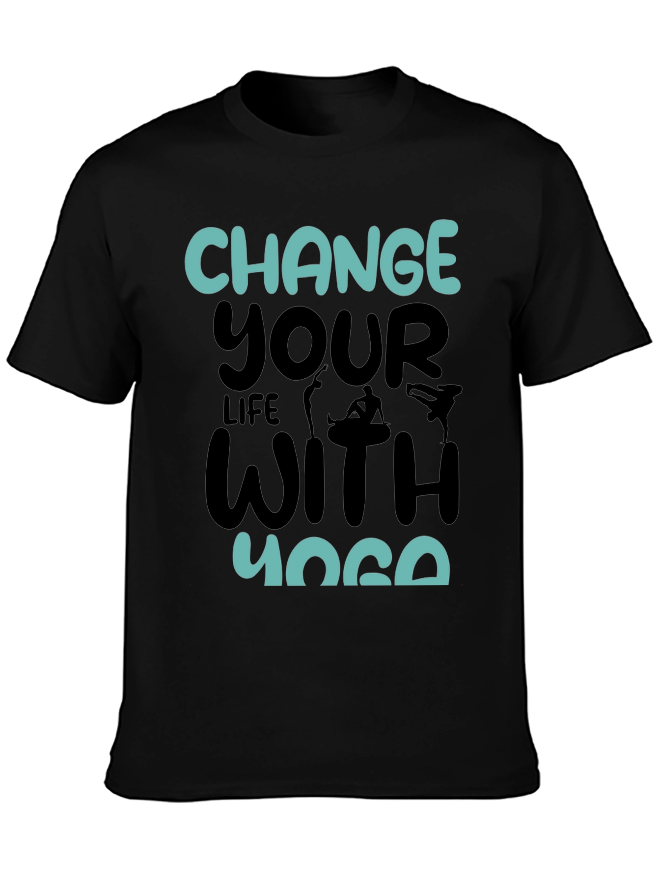Yoga Life Black T-Shirt