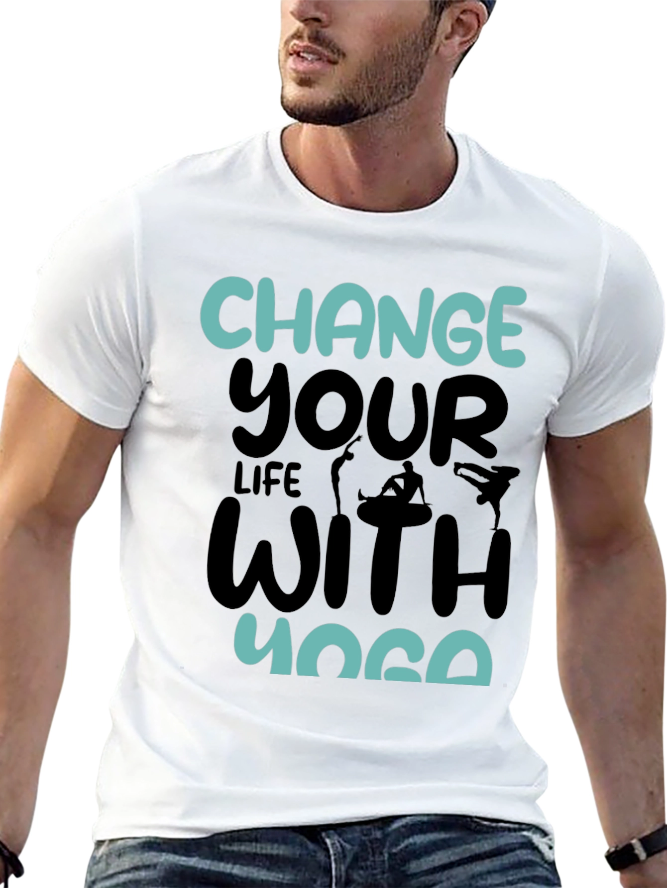 Yoga Life Black T-Shirt