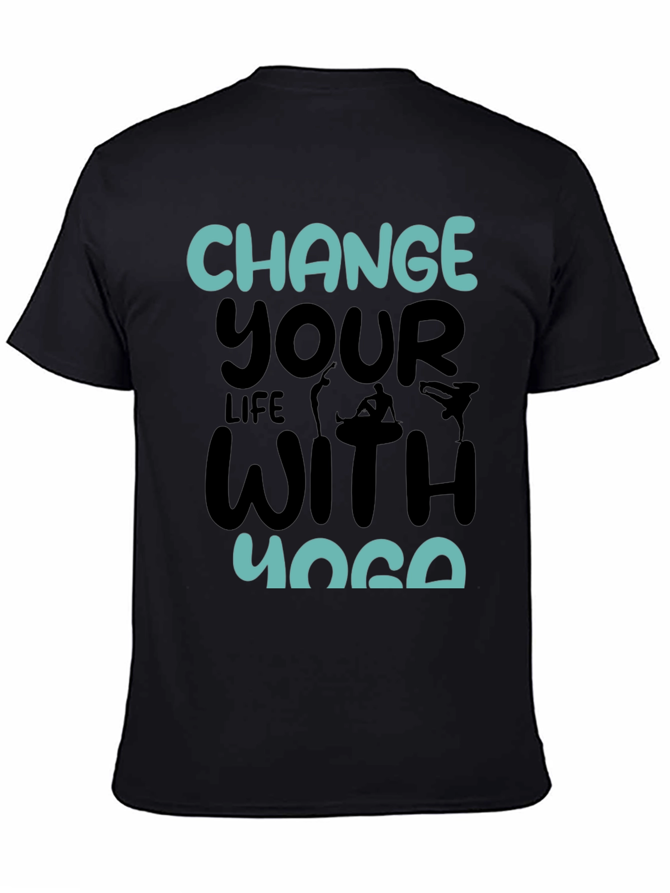 Yoga Life Black T-Shirt