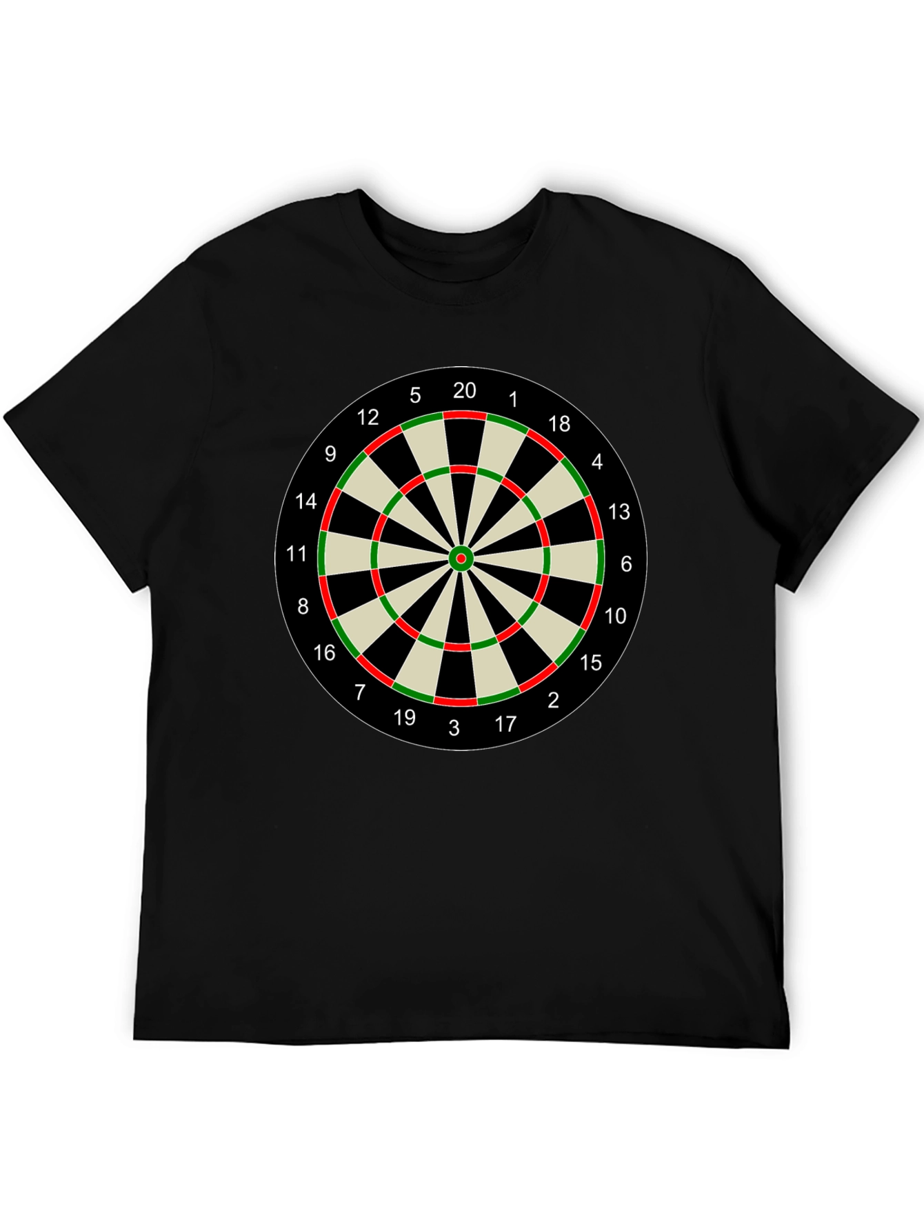 Darts Target T-Shirt - Bullseye Design