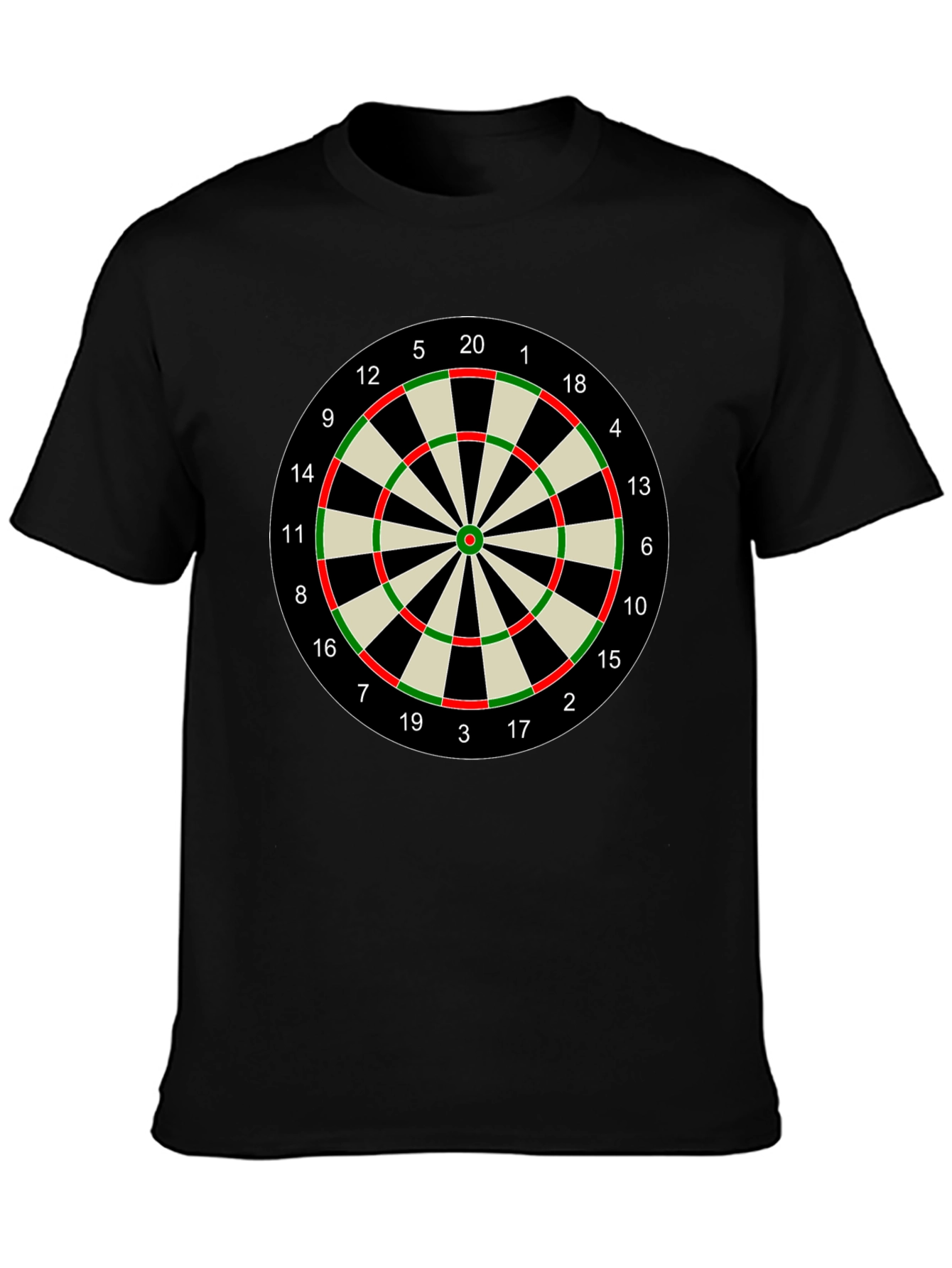 Darts Target T-Shirt - Bullseye Design