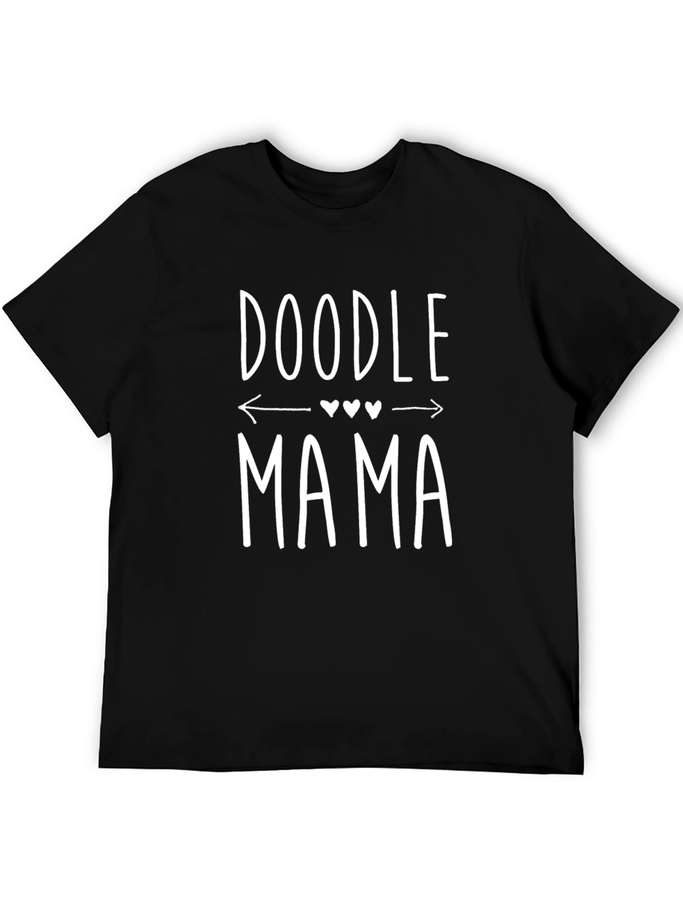 Doodle Mama Graphic T-Shirt - Black