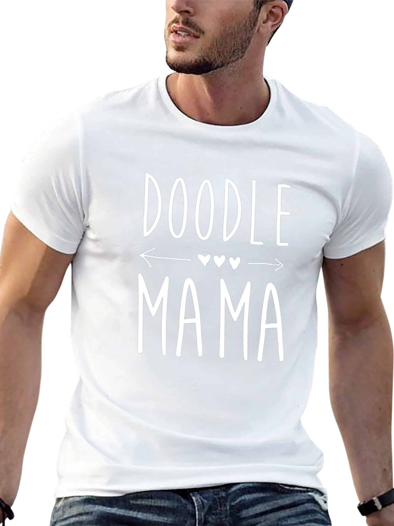 Doodle Mama Graphic T-Shirt - Black