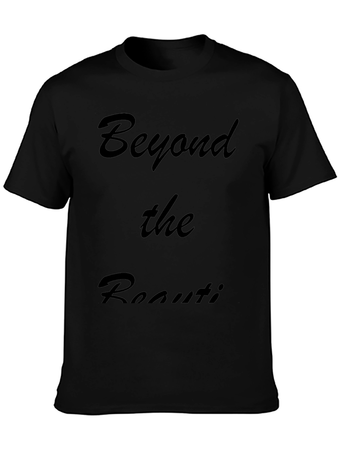 Beyond the Routine Black Graphic Tee
