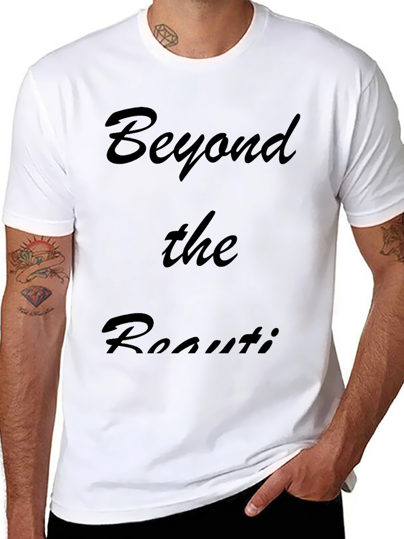 Beyond the Routine Black Graphic Tee