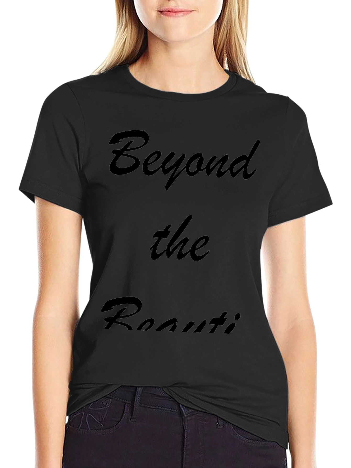 Beyond the Routine Black Graphic Tee