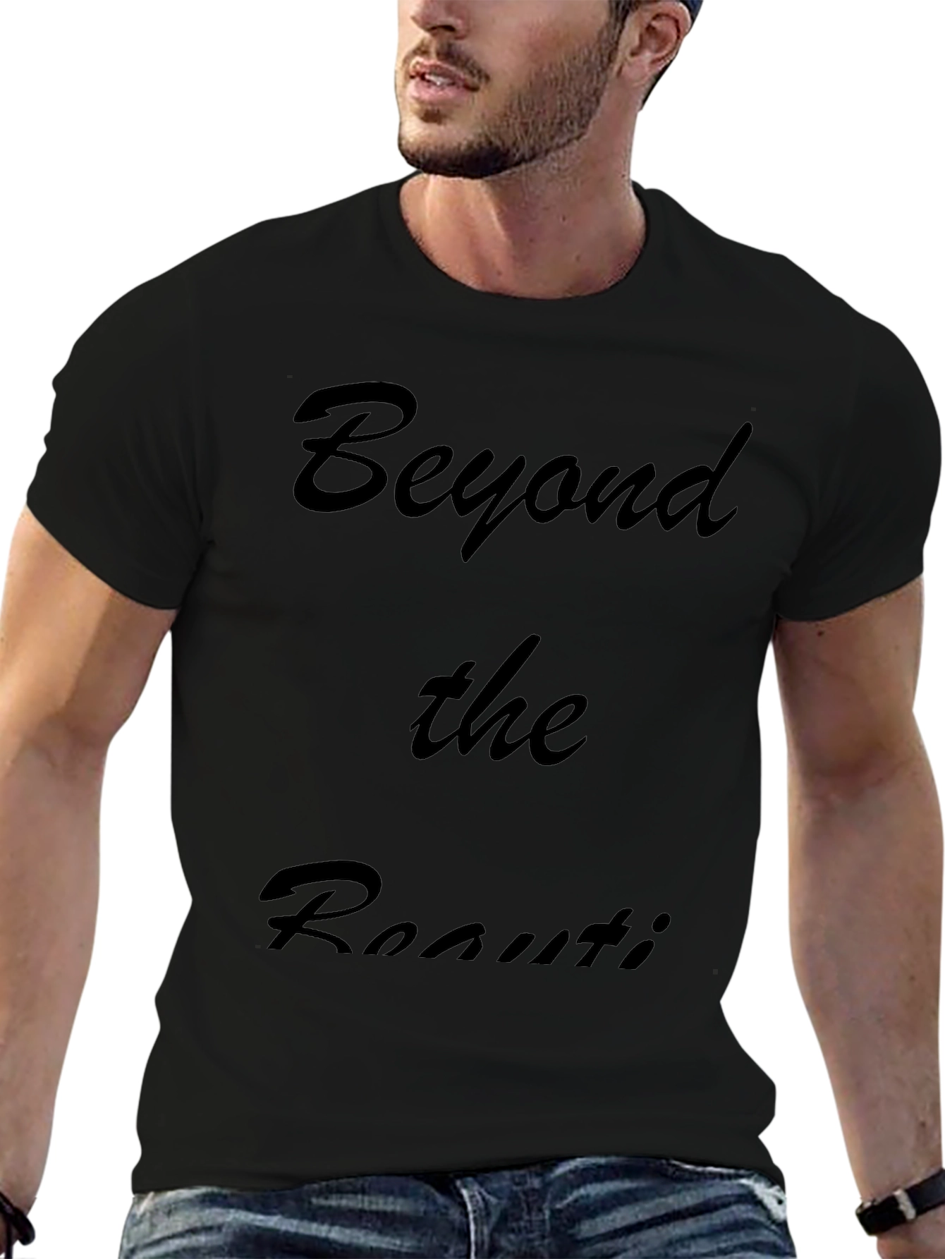 Beyond the Routine Black Graphic Tee