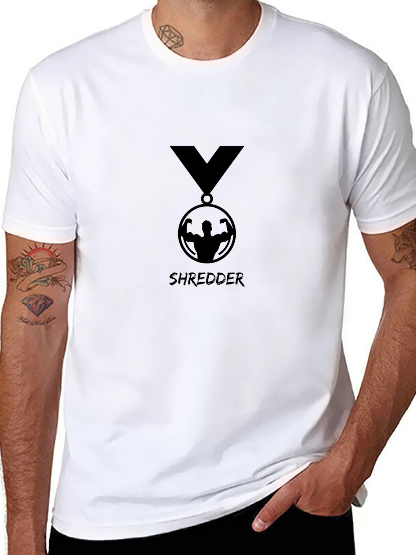 Shredder Gym Black T-Shirt - Fitness Apparel