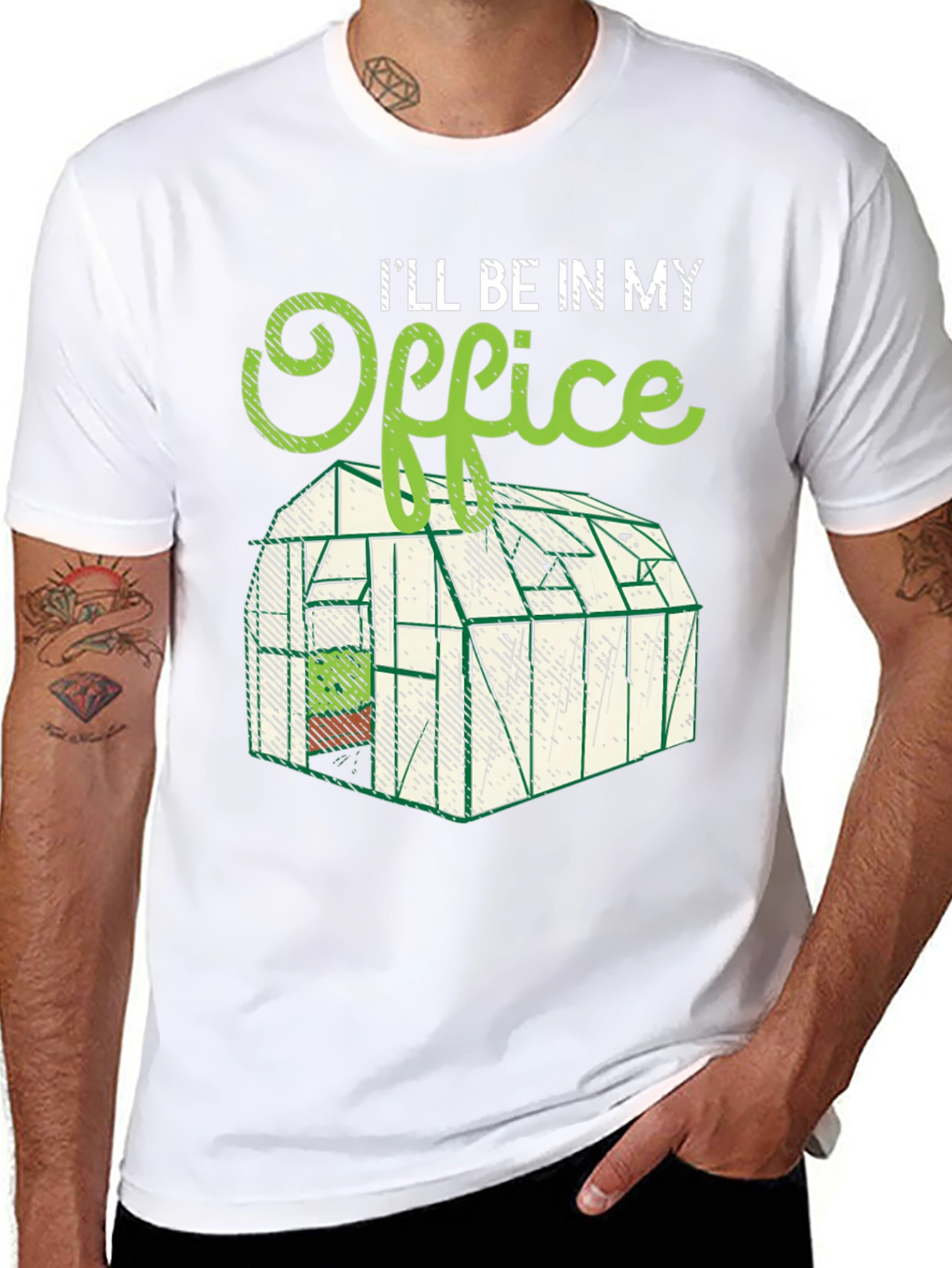 Gardening Office T-Shirt - Greenhouse Lover