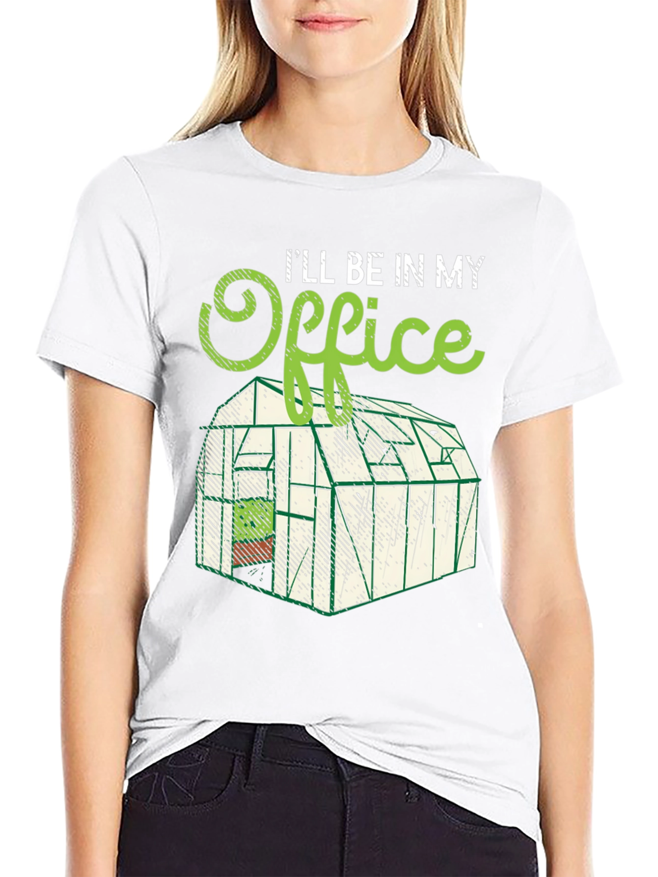 Gardening Office T-Shirt - Greenhouse Lover