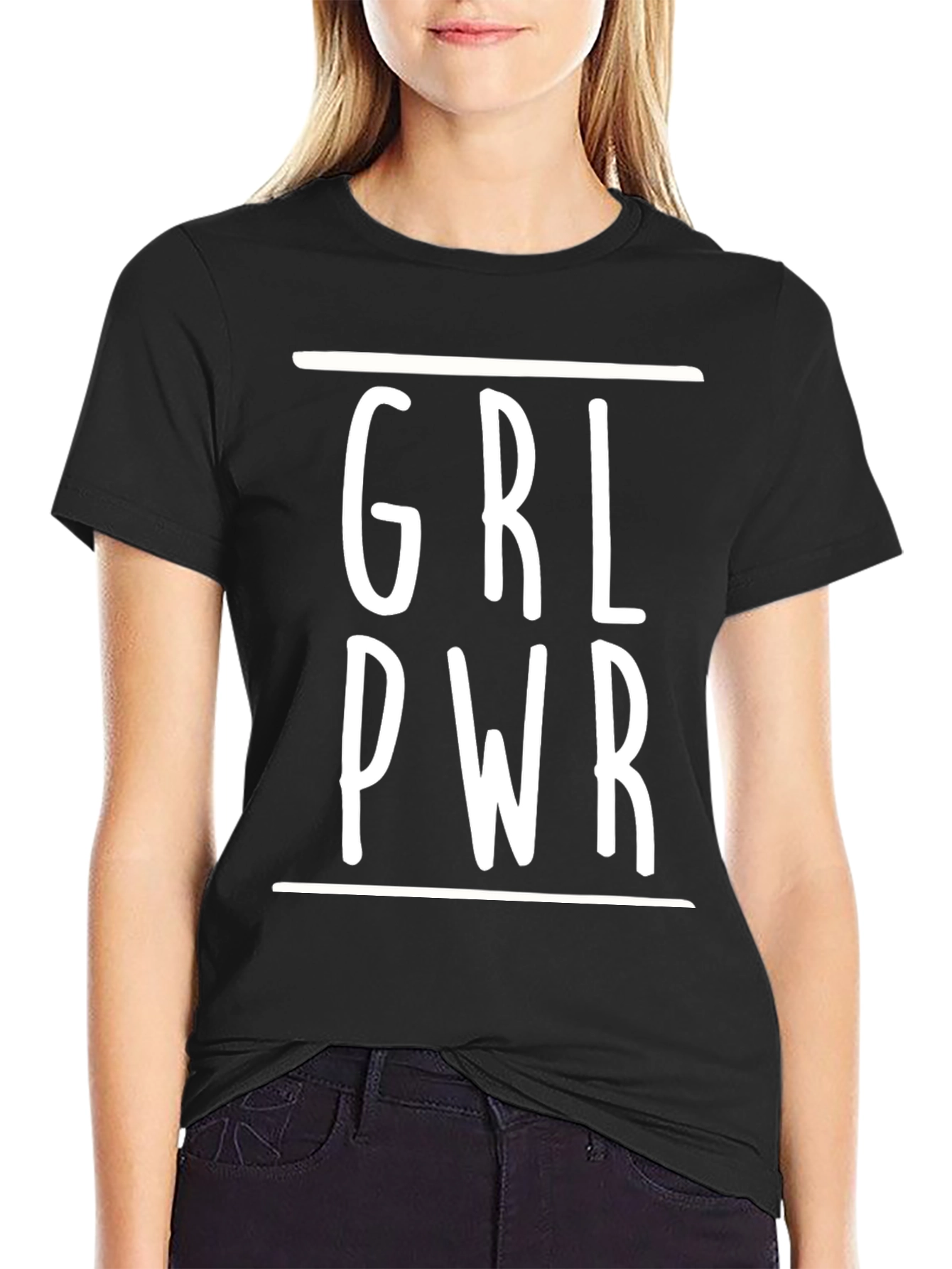 GRL PWR Graphic Tee - Empowering Fashion