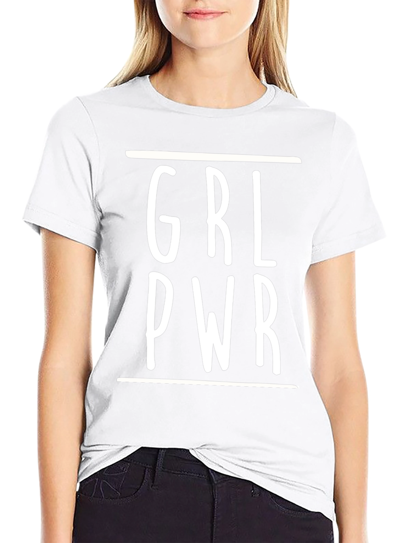 GRL PWR Graphic Tee - Empowering Fashion
