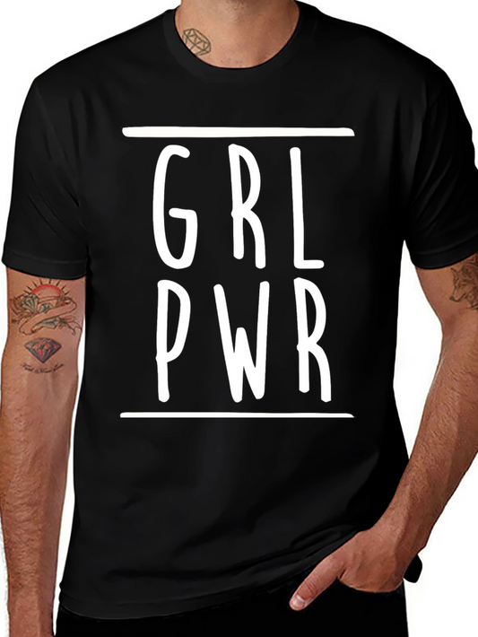 GRL PWR Graphic Tee - Empowering Fashion