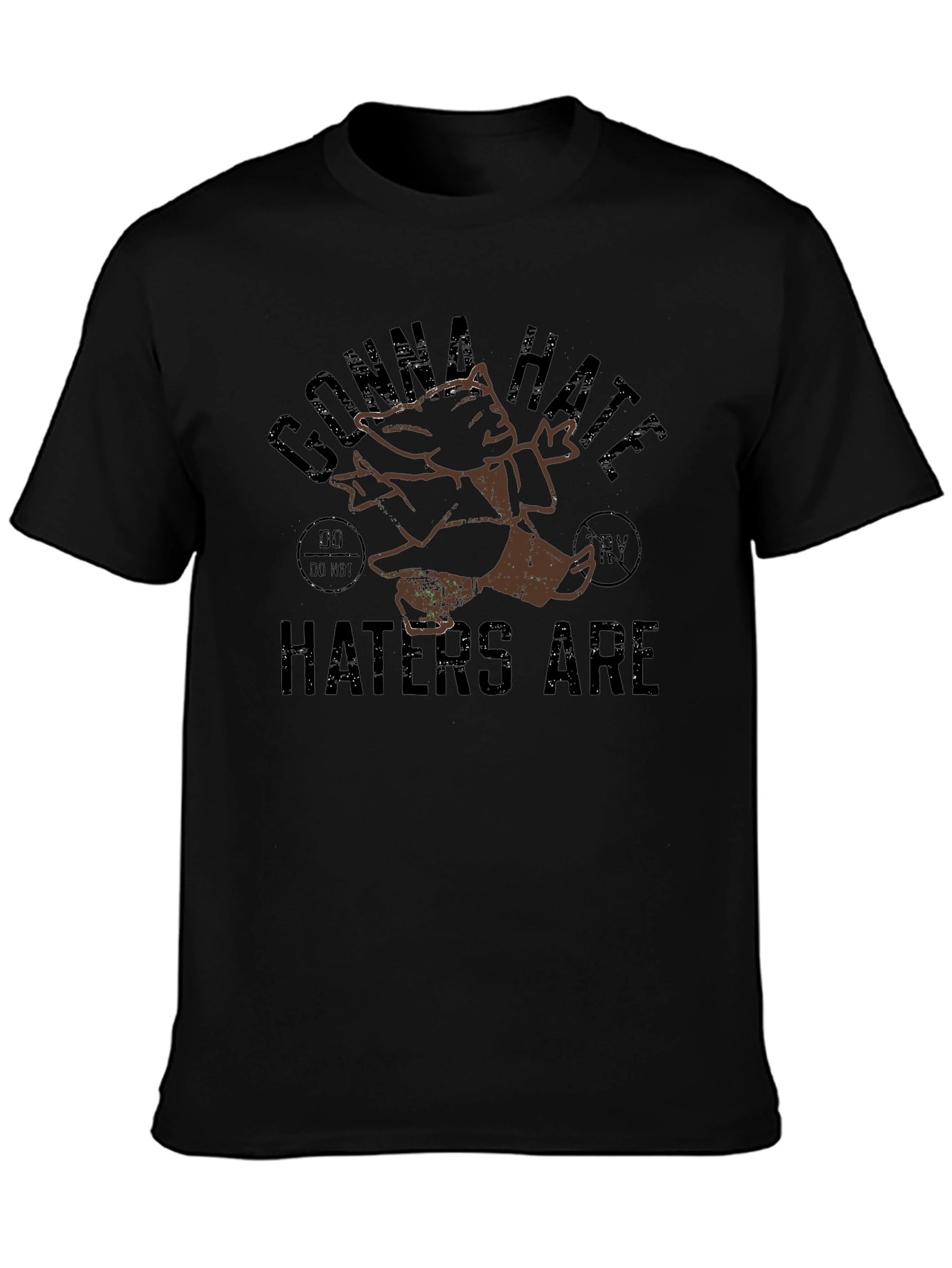 Gonna Hate Haters Are Tee - Black