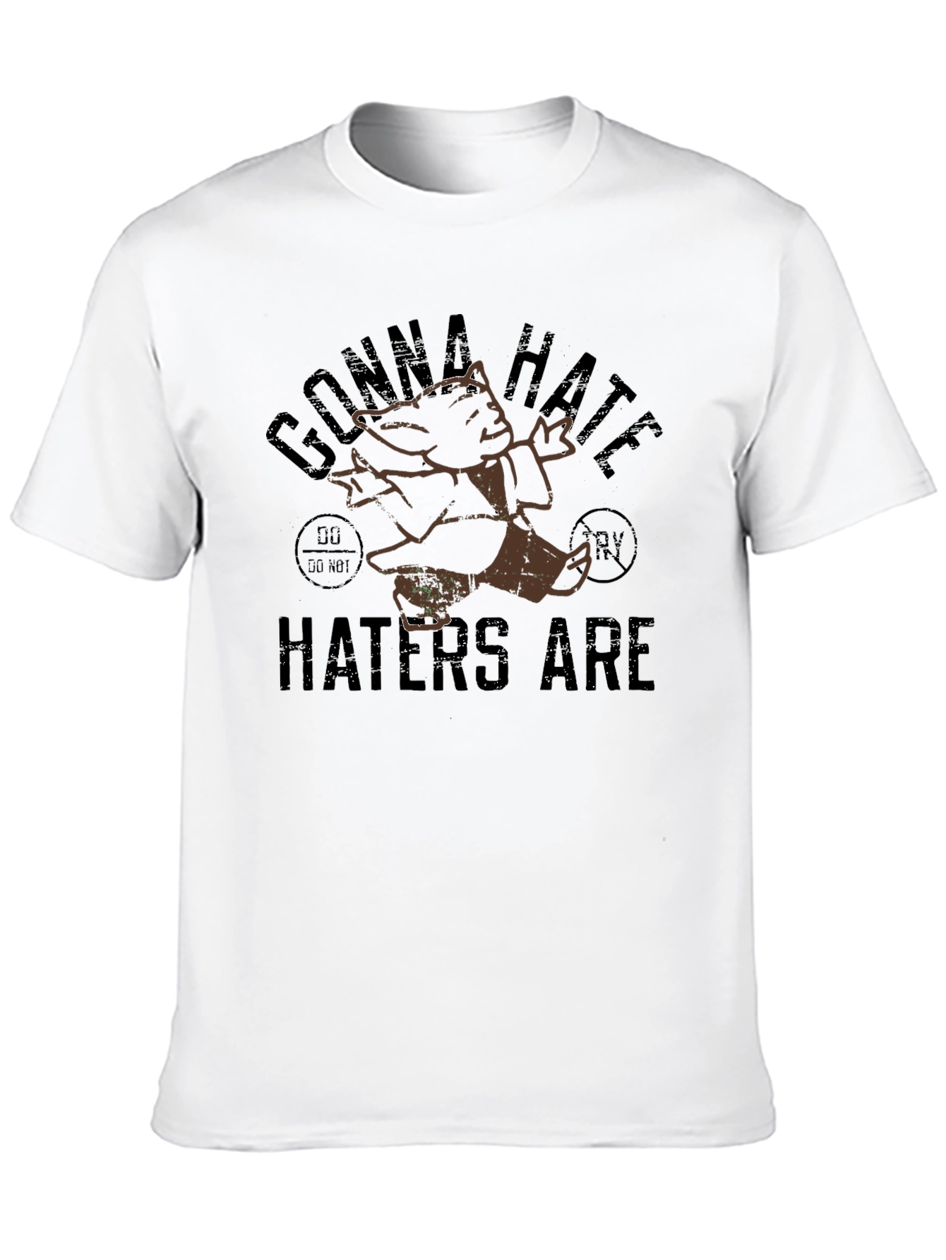 Gonna Hate Haters Are Tee - Black
