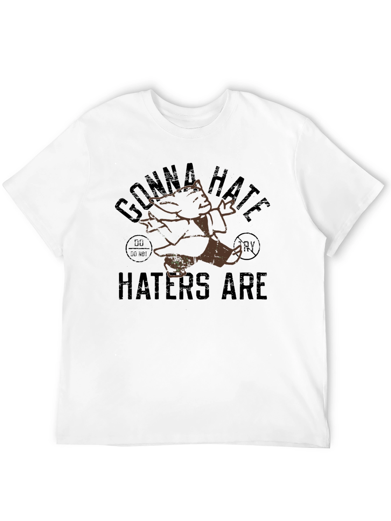 Gonna Hate Haters Are Tee - Black