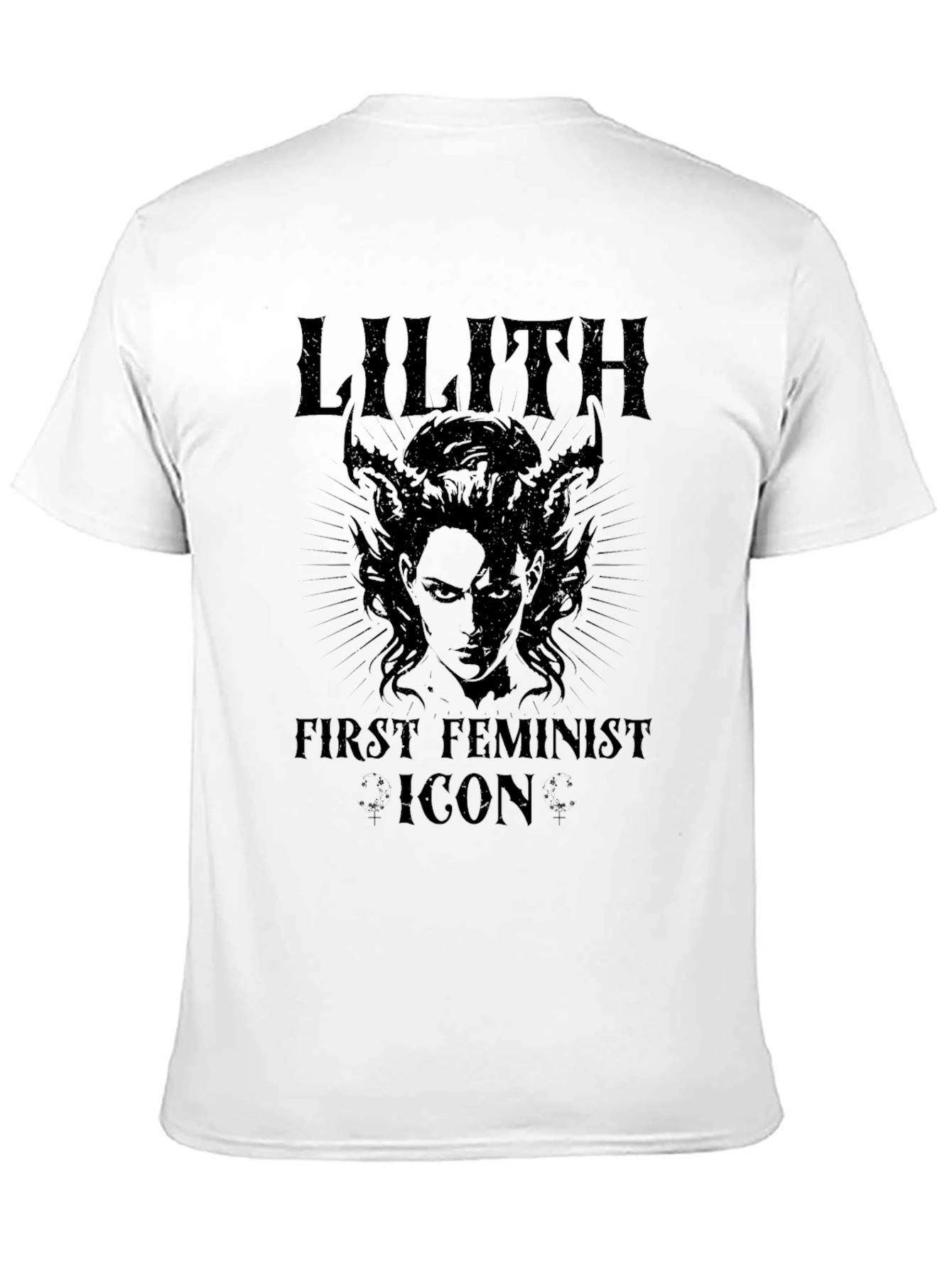 Lilith First Feminist Icon Graphic Tee - Black