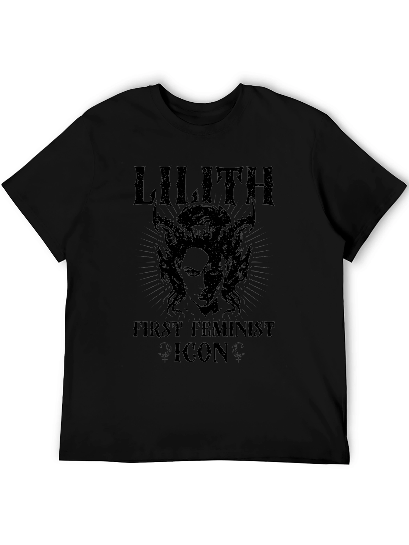 Lilith First Feminist Icon Graphic Tee - Black