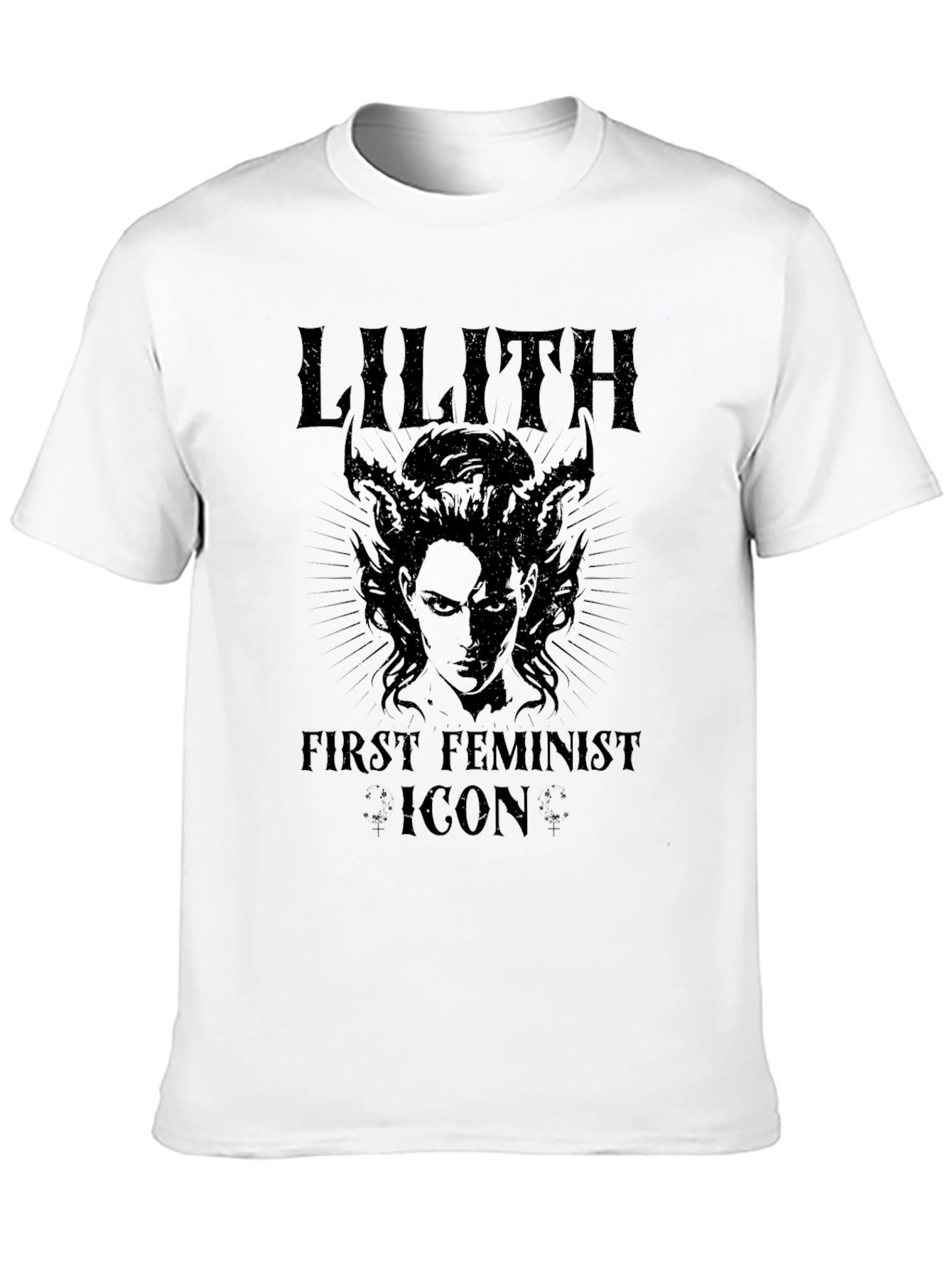 Lilith First Feminist Icon Graphic Tee - Black