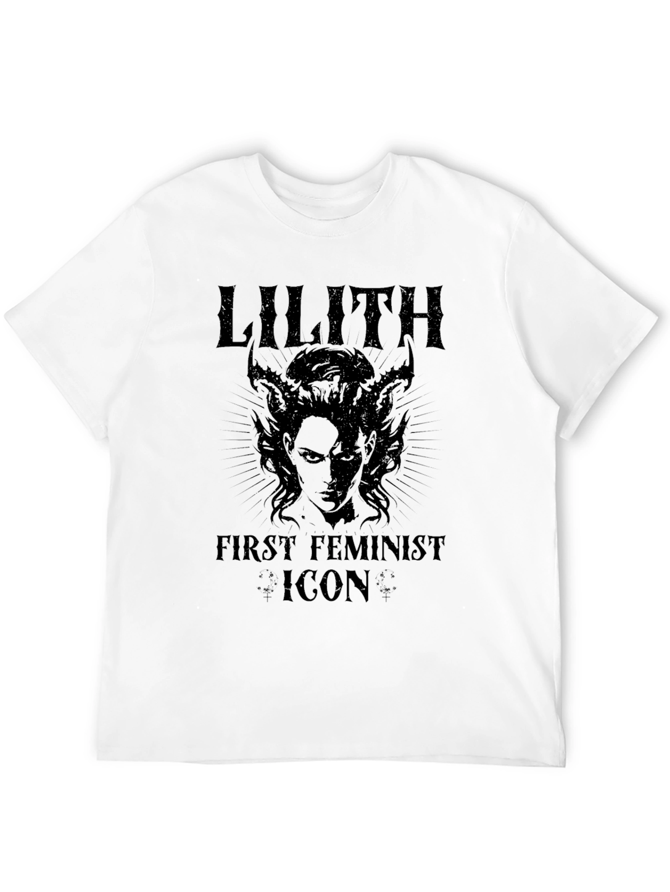 Lilith First Feminist Icon Graphic Tee - Black