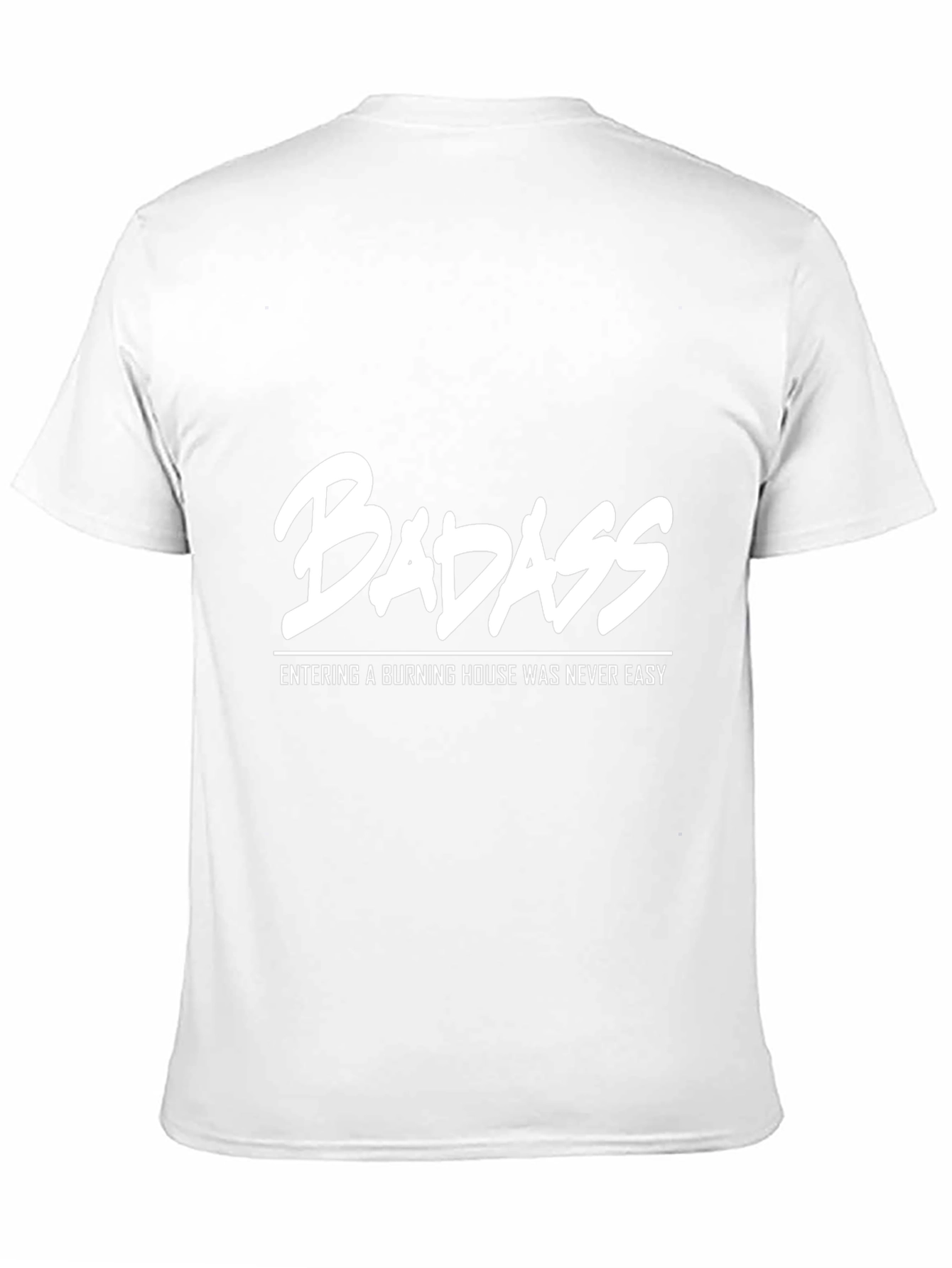 Badass Graphic Print Crew Neck T-Shirt