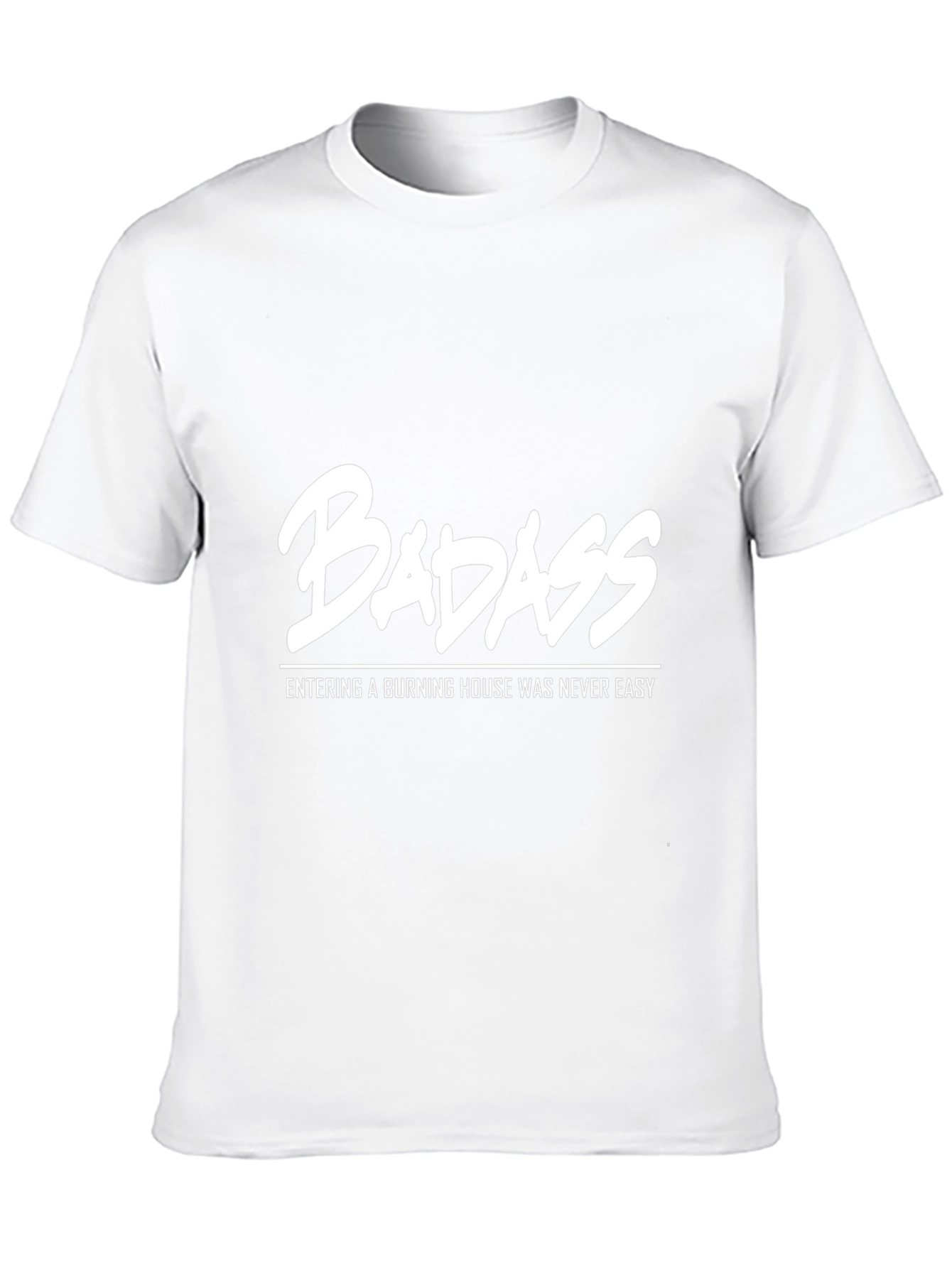 Badass Graphic Print Crew Neck T-Shirt