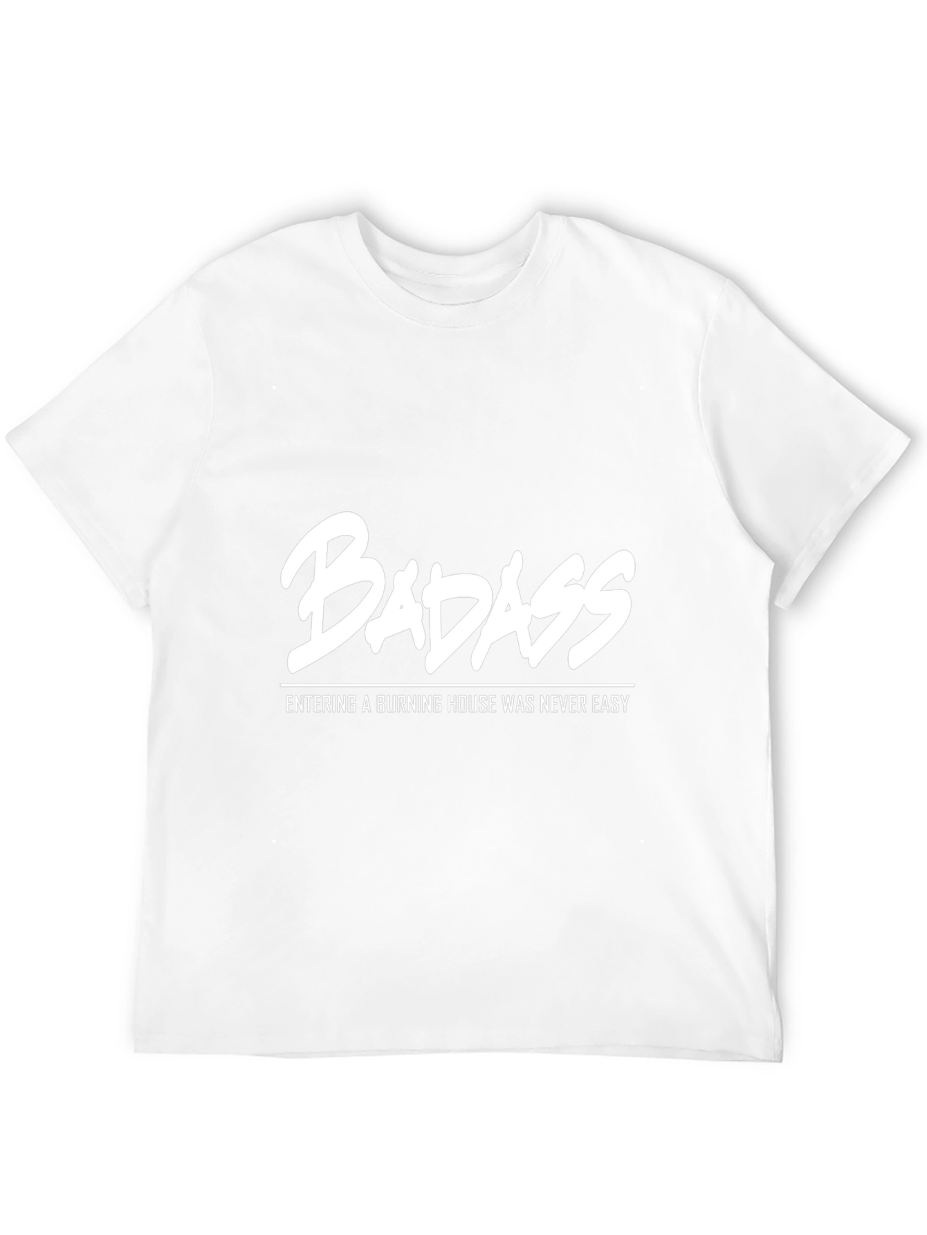 Badass Graphic Print Crew Neck T-Shirt