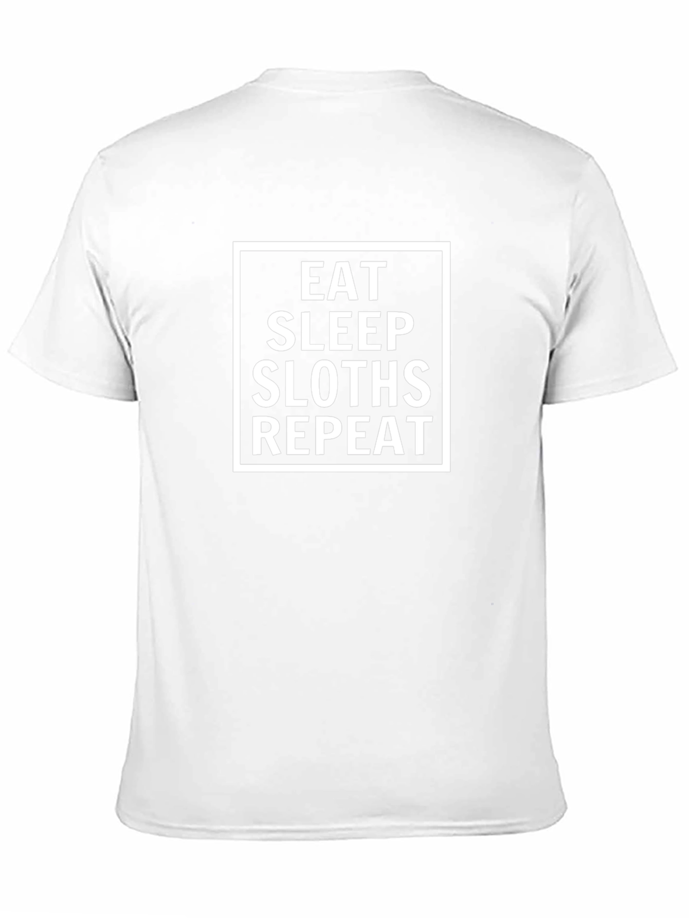 Eat Sleep Sloths Repeat Graphic Tee