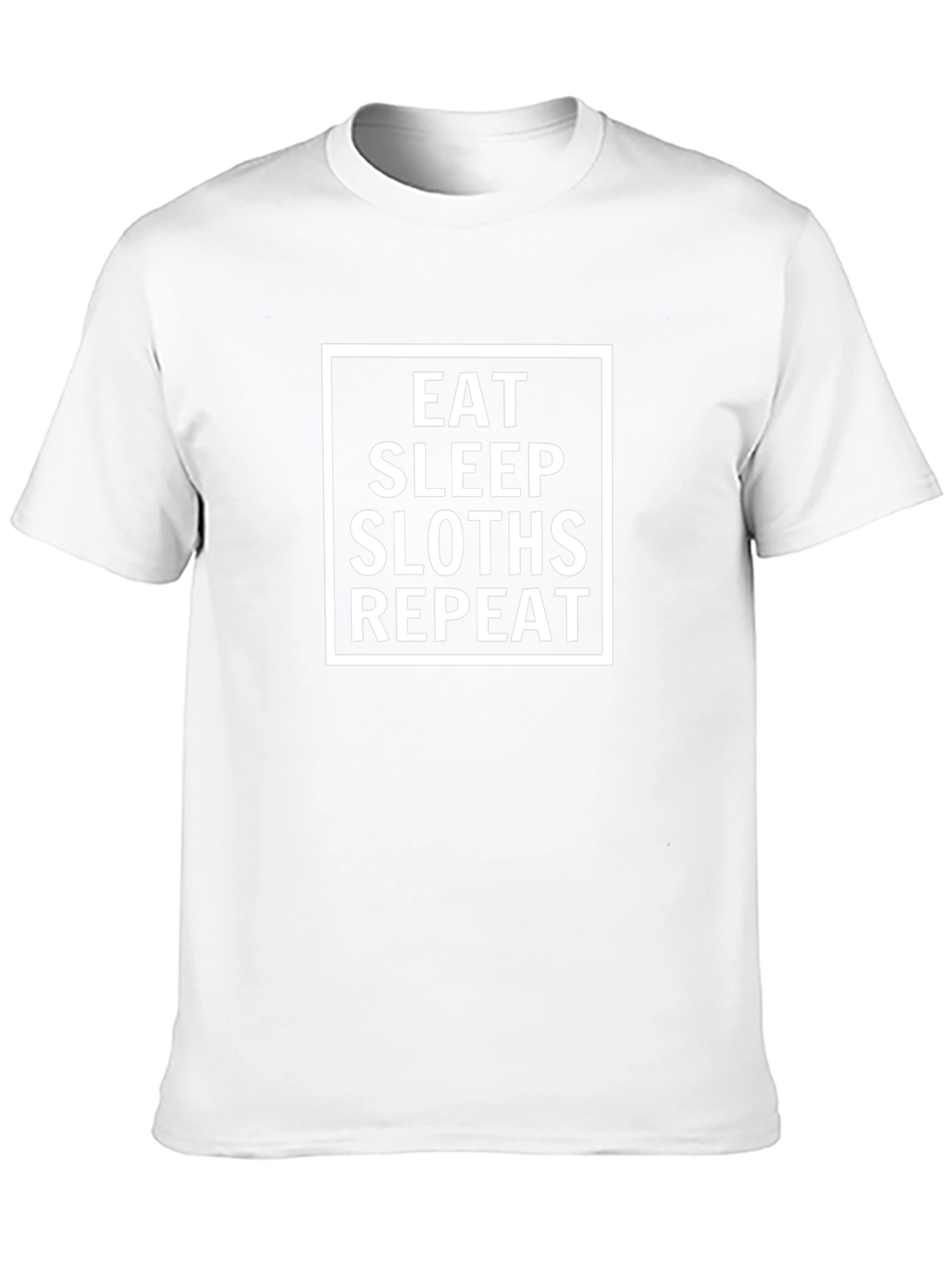 Eat Sleep Sloths Repeat Graphic Tee