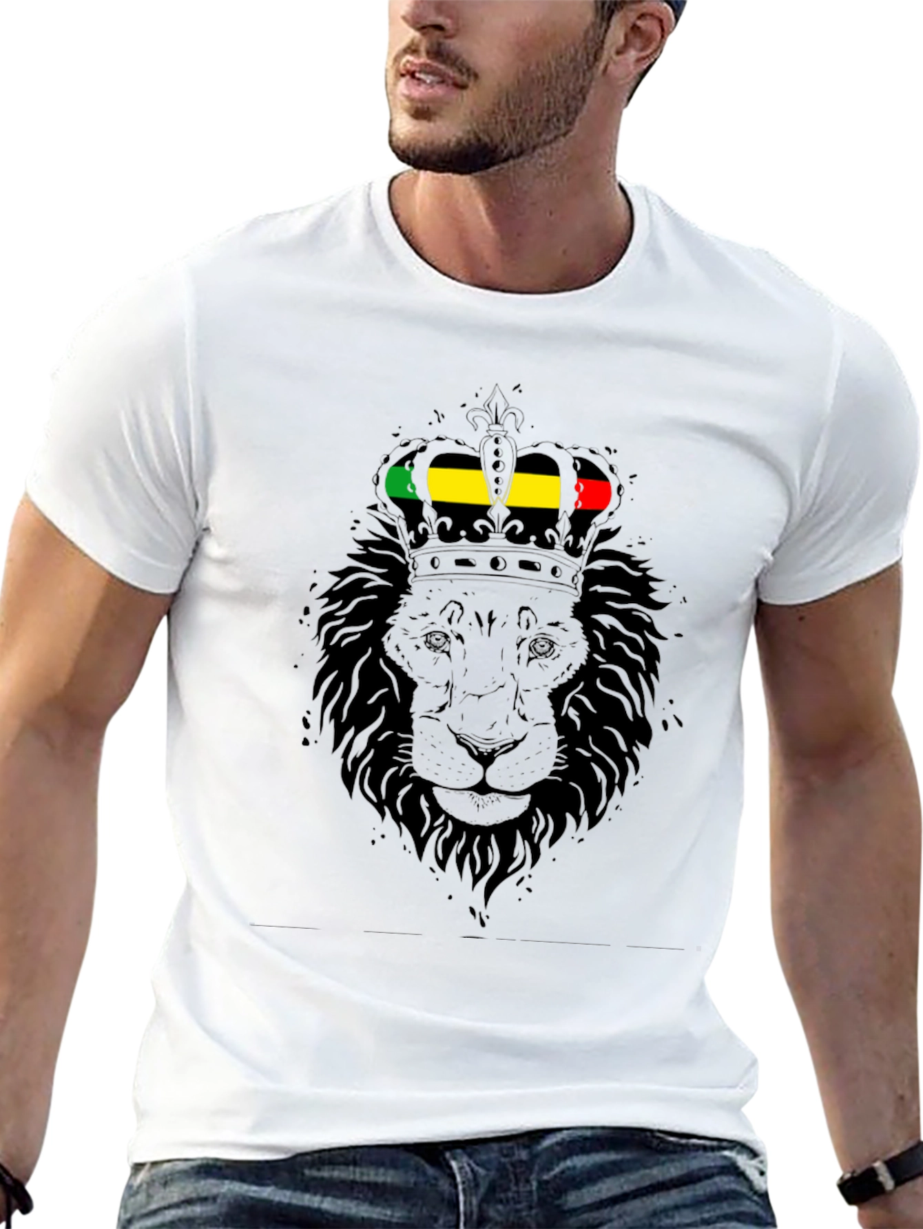 Reggae Lion King Graphic T-Shirt