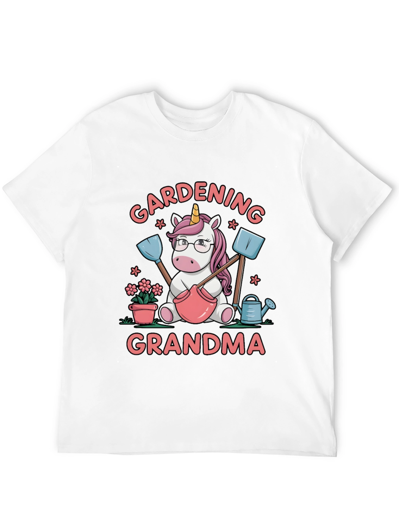 Gardening Grandma Unicorn T-Shirt