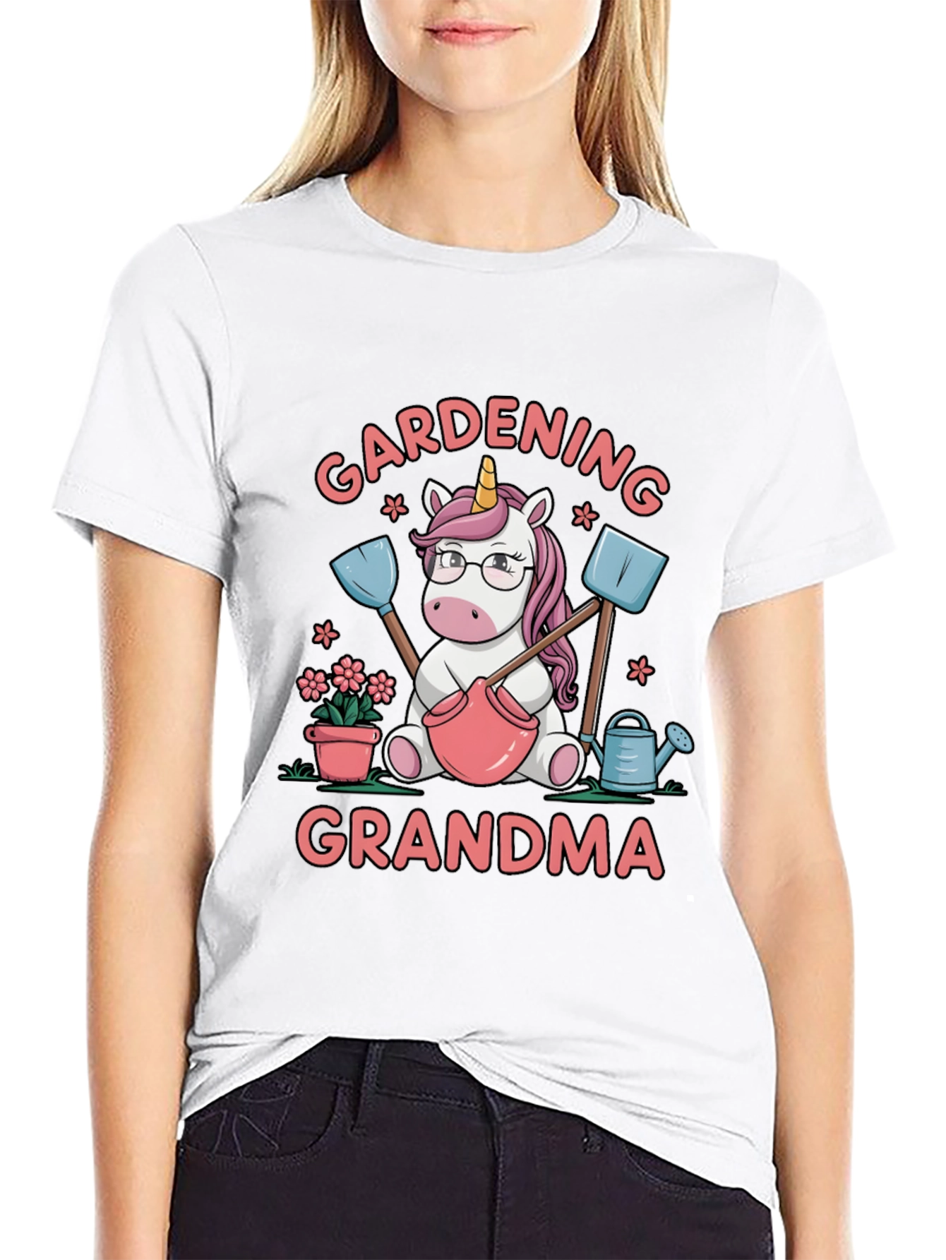 Gardening Grandma Unicorn T-Shirt