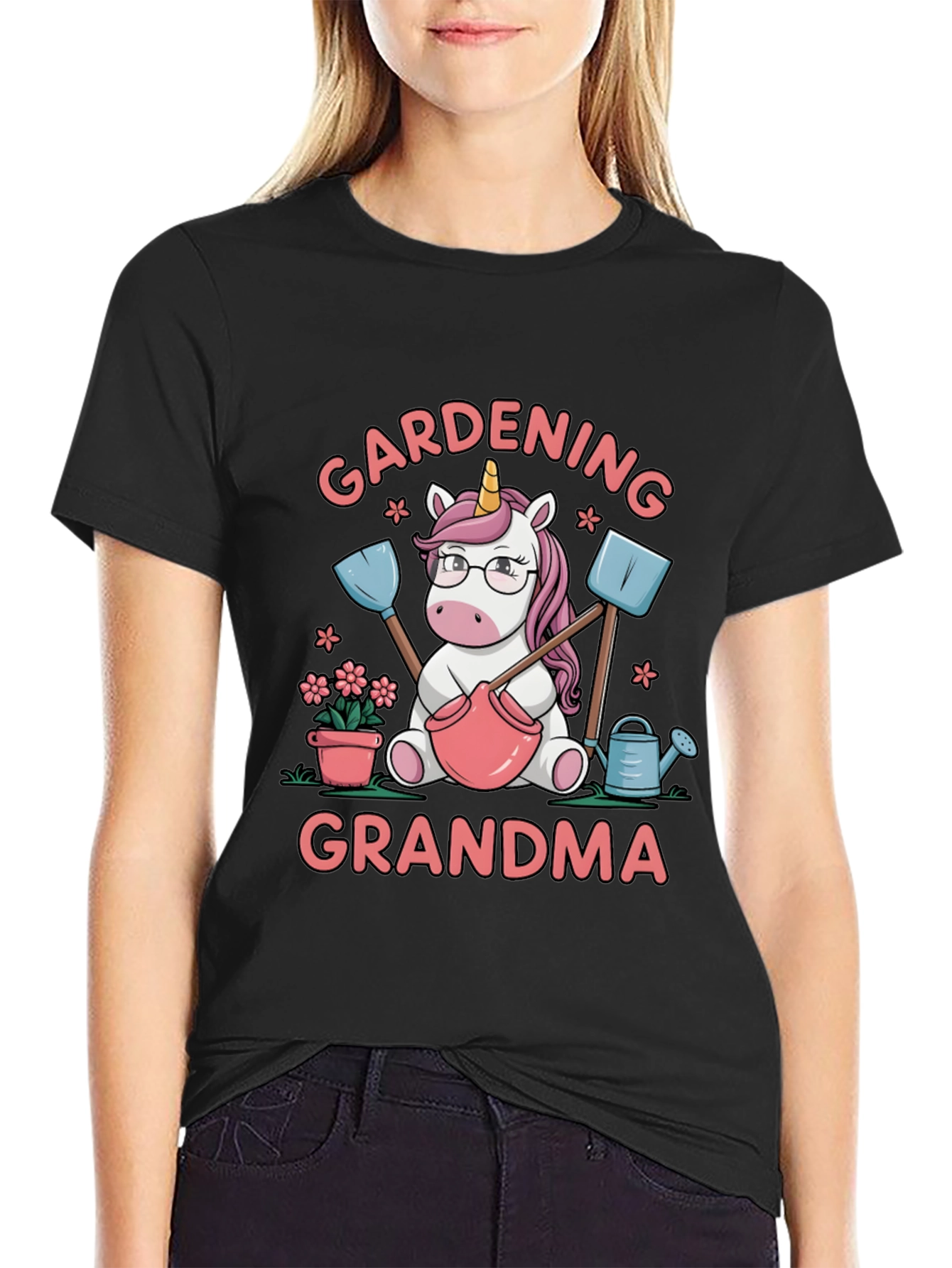 Gardening Grandma Unicorn T-Shirt