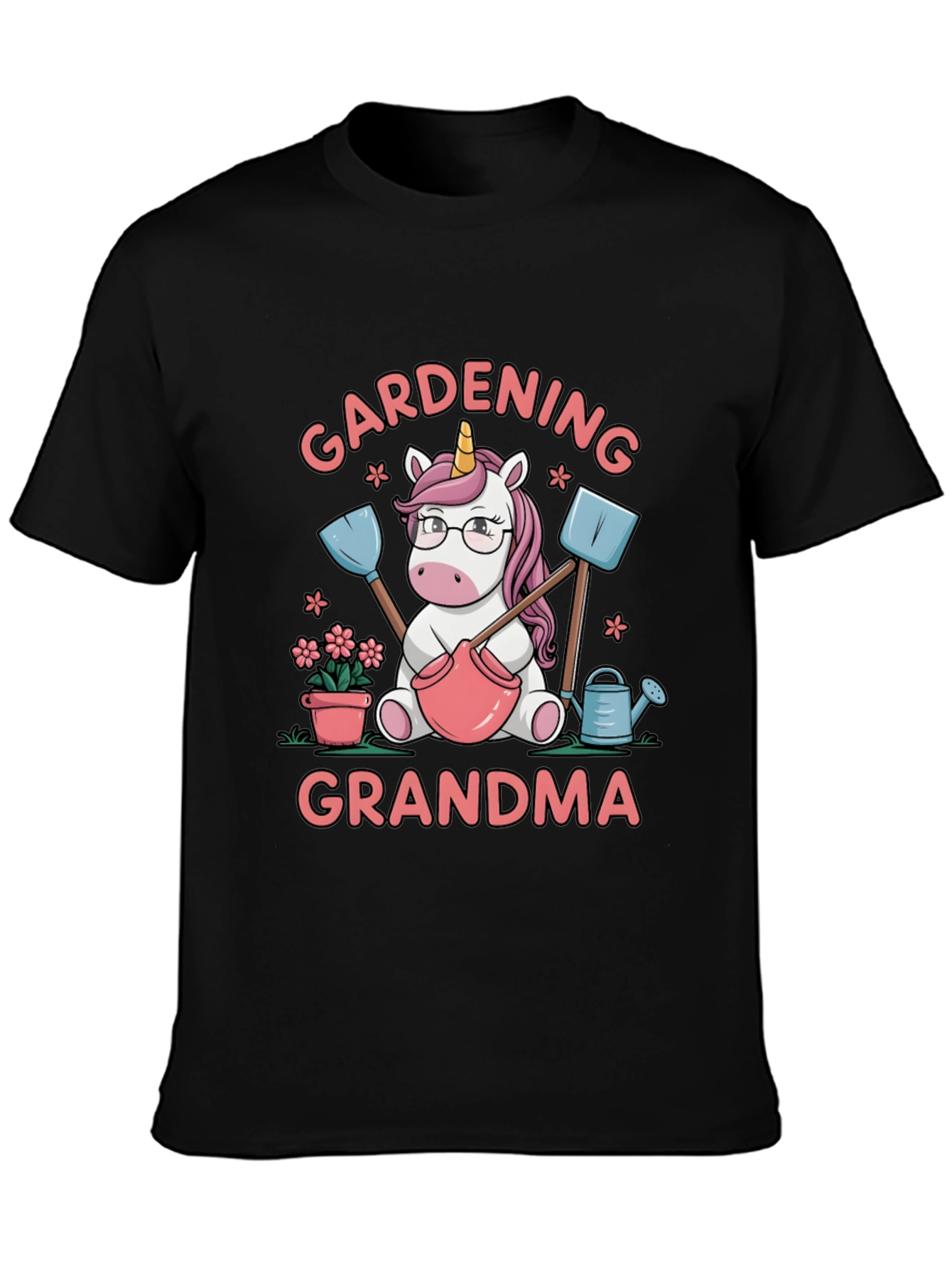 Gardening Grandma Unicorn T-Shirt