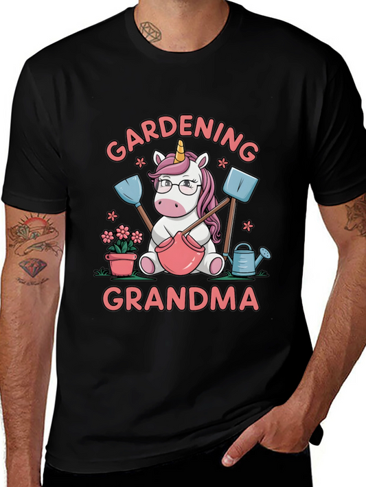 Gardening Grandma Unicorn T-Shirt