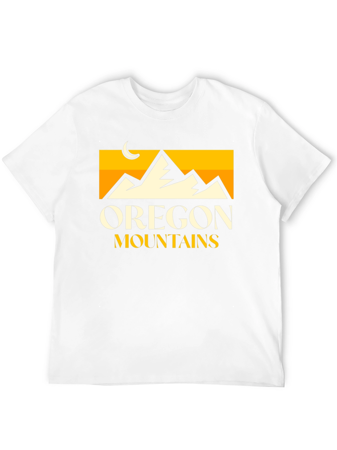 Oregon Mountains Graphic Tee - Black