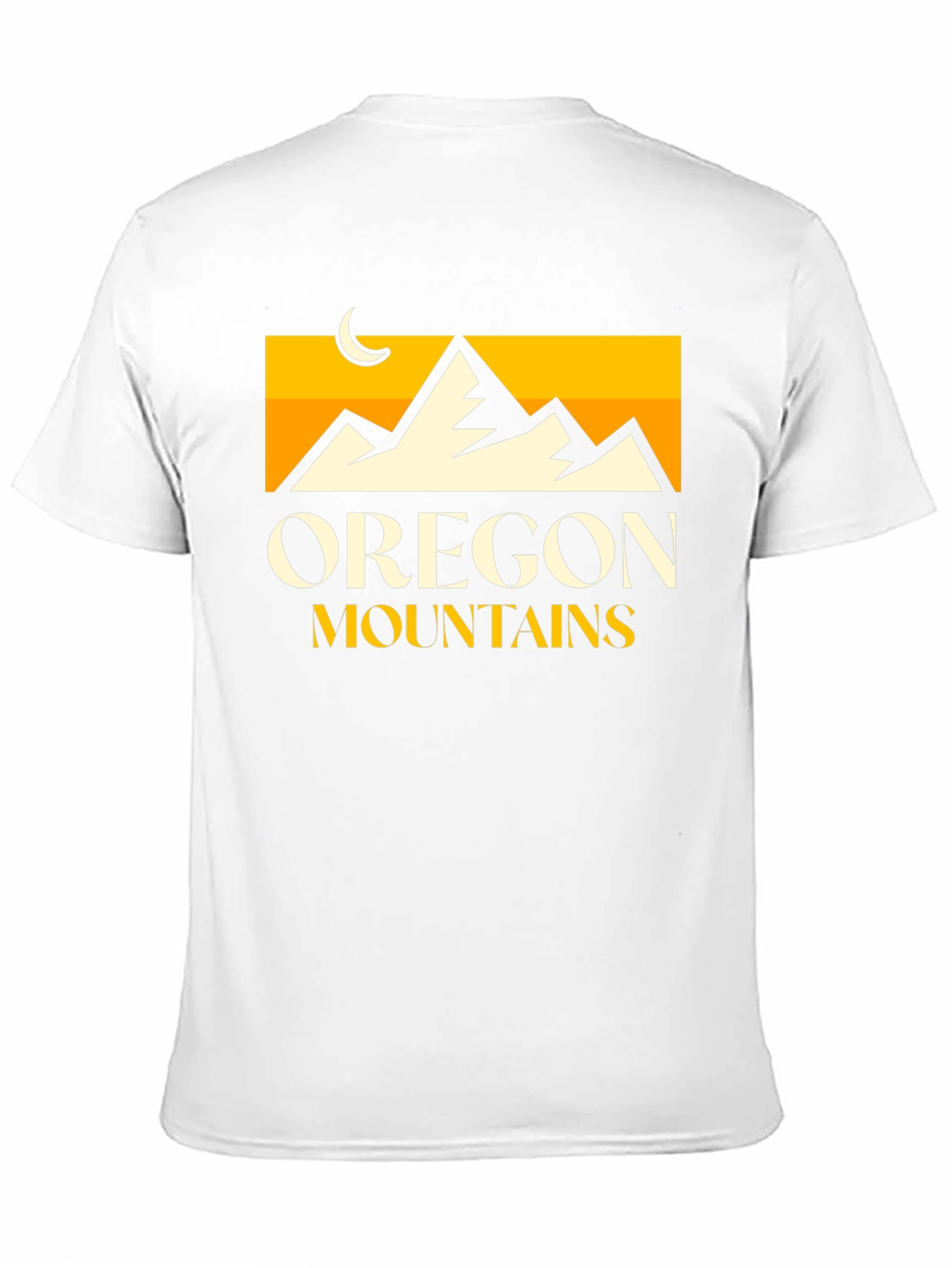 Oregon Mountains Graphic Tee - Black