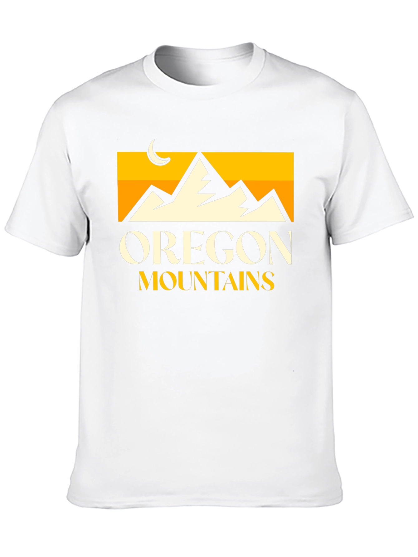 Oregon Mountains Graphic Tee - Black
