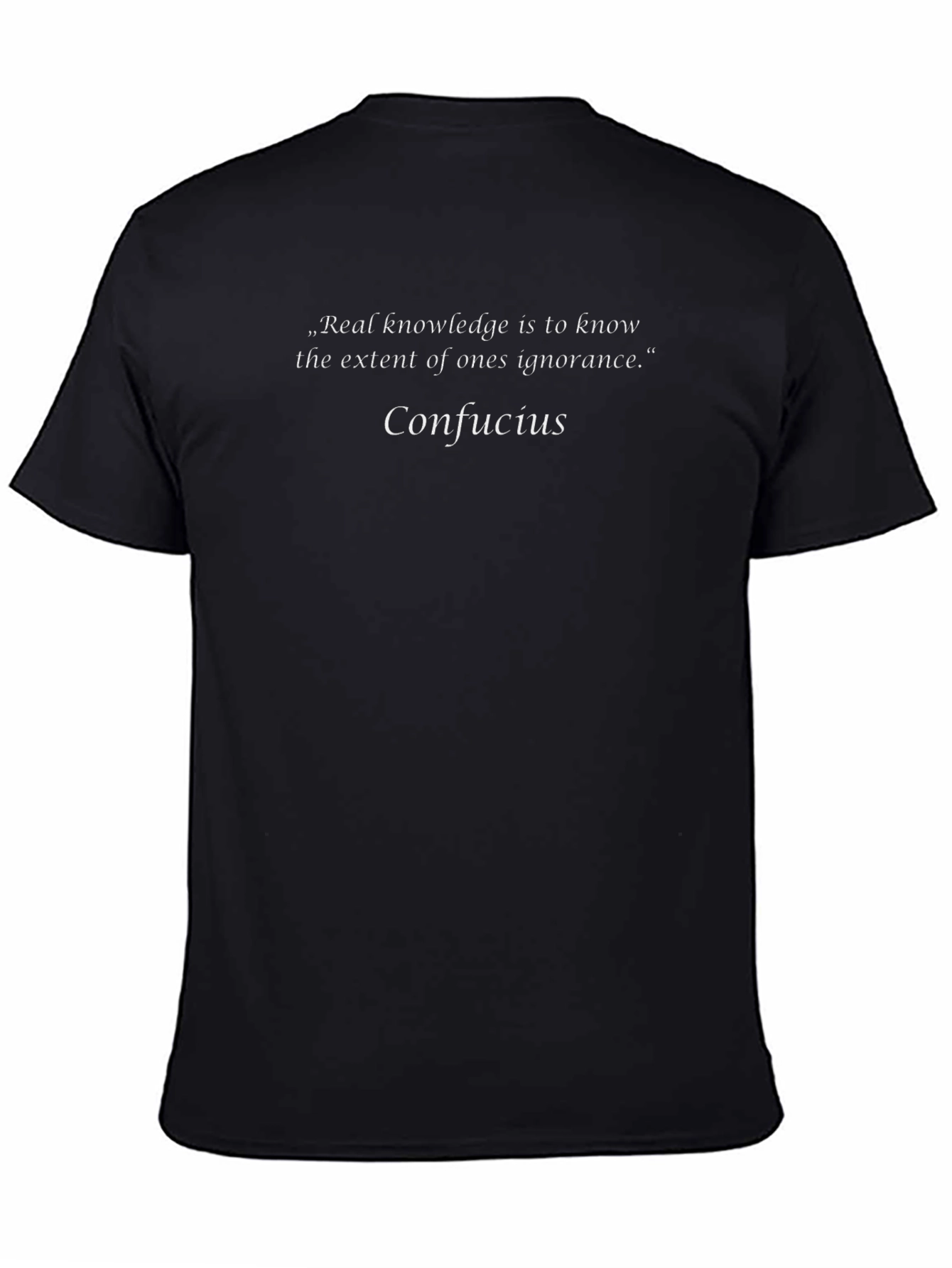 Confucius Quote T-Shirt - Real Knowledge Tee