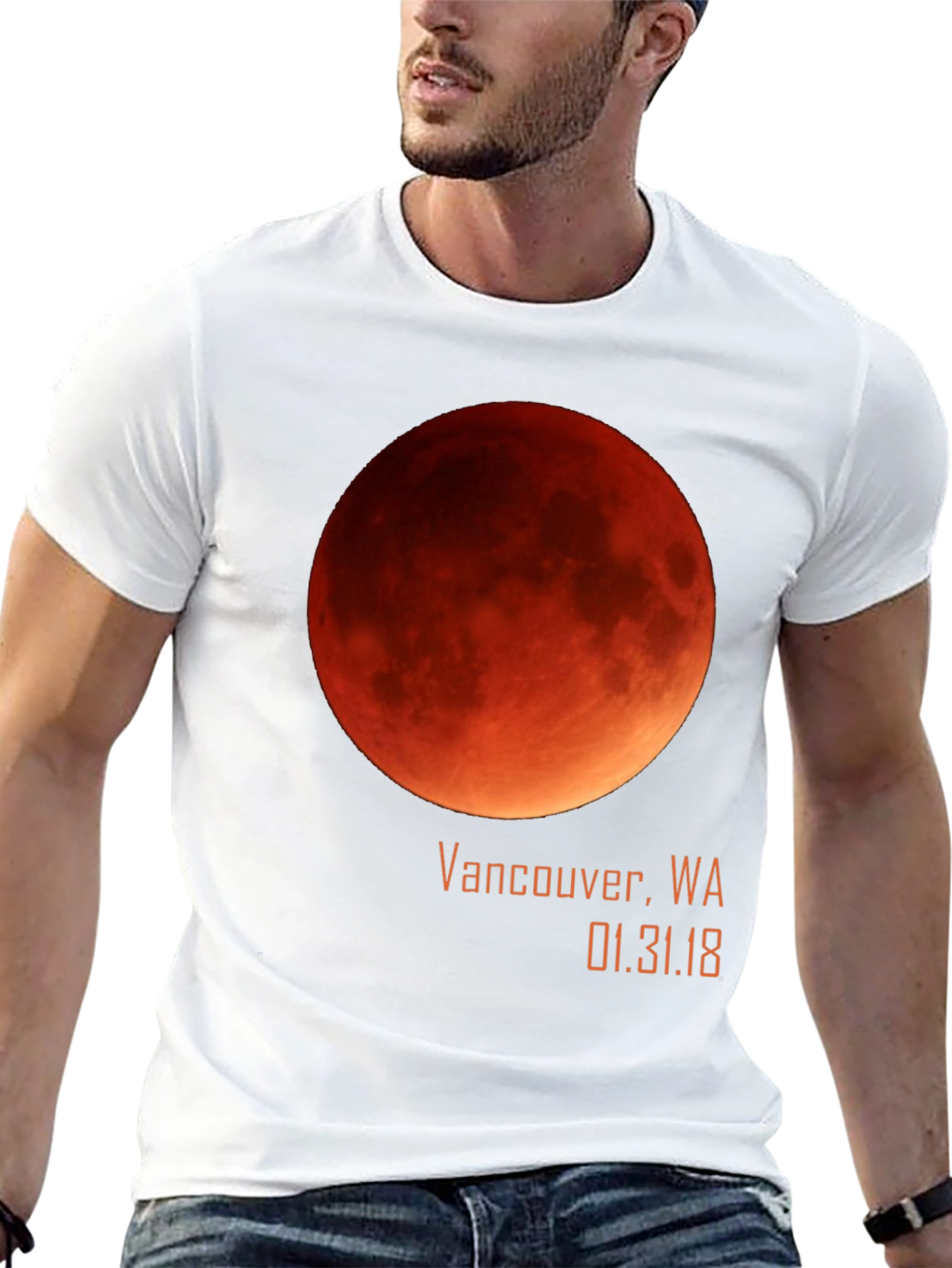 Blood Moon Eclipse Vancouver WA 01.31.18 T-Shirt