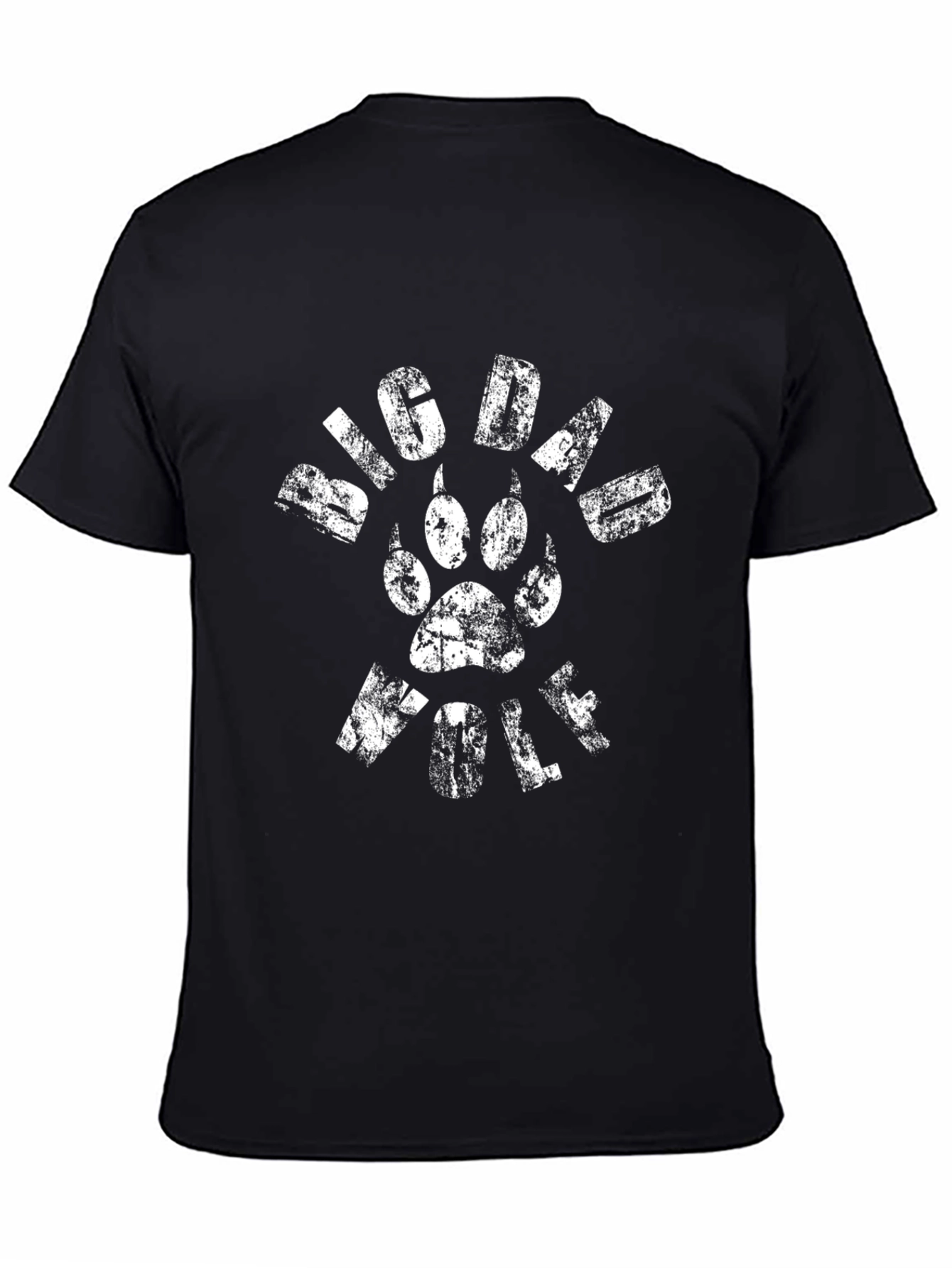 Big Dawg Wolf T-Shirt - Grunge Style