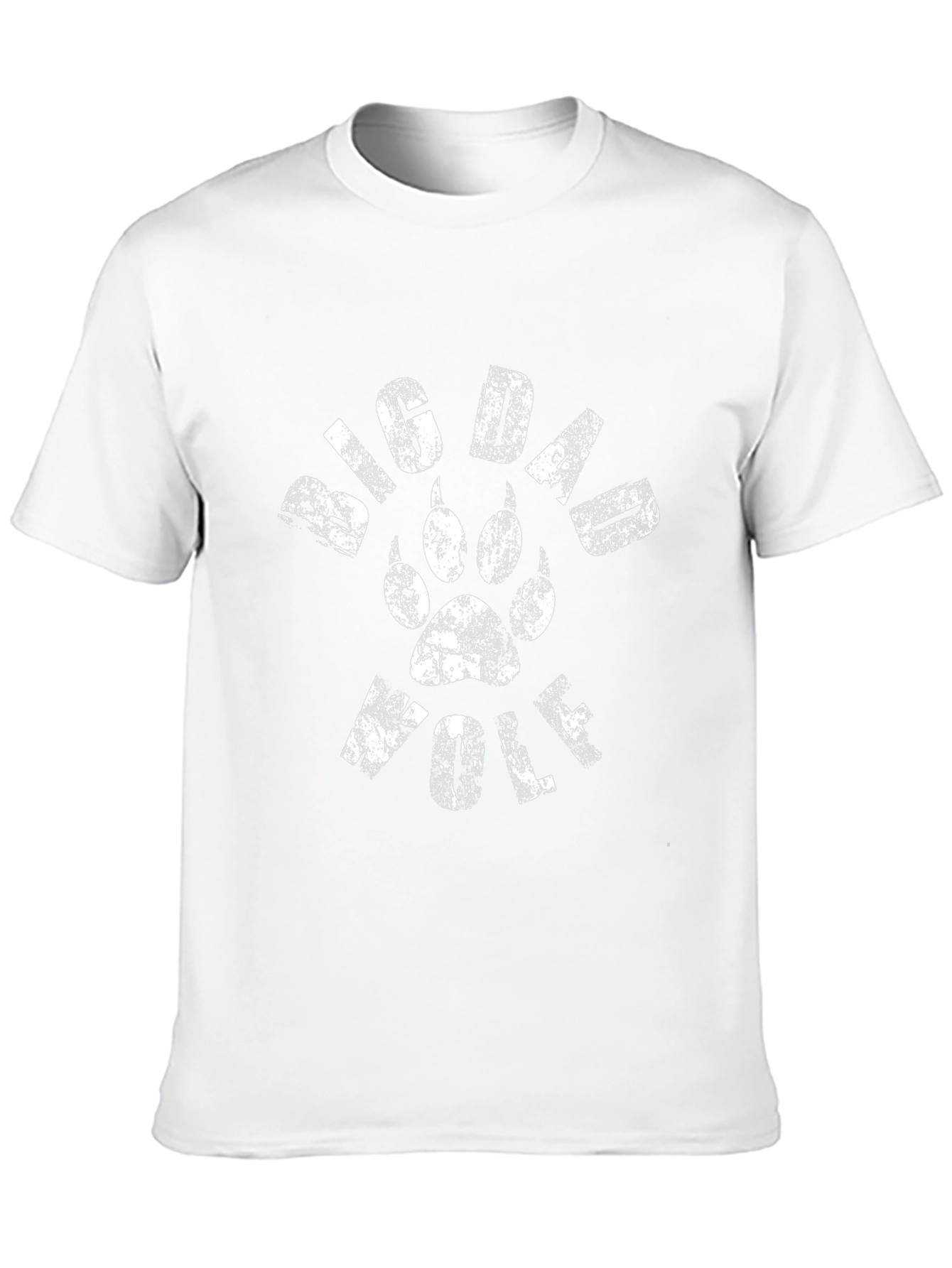 Big Dawg Wolf T-Shirt - Grunge Style
