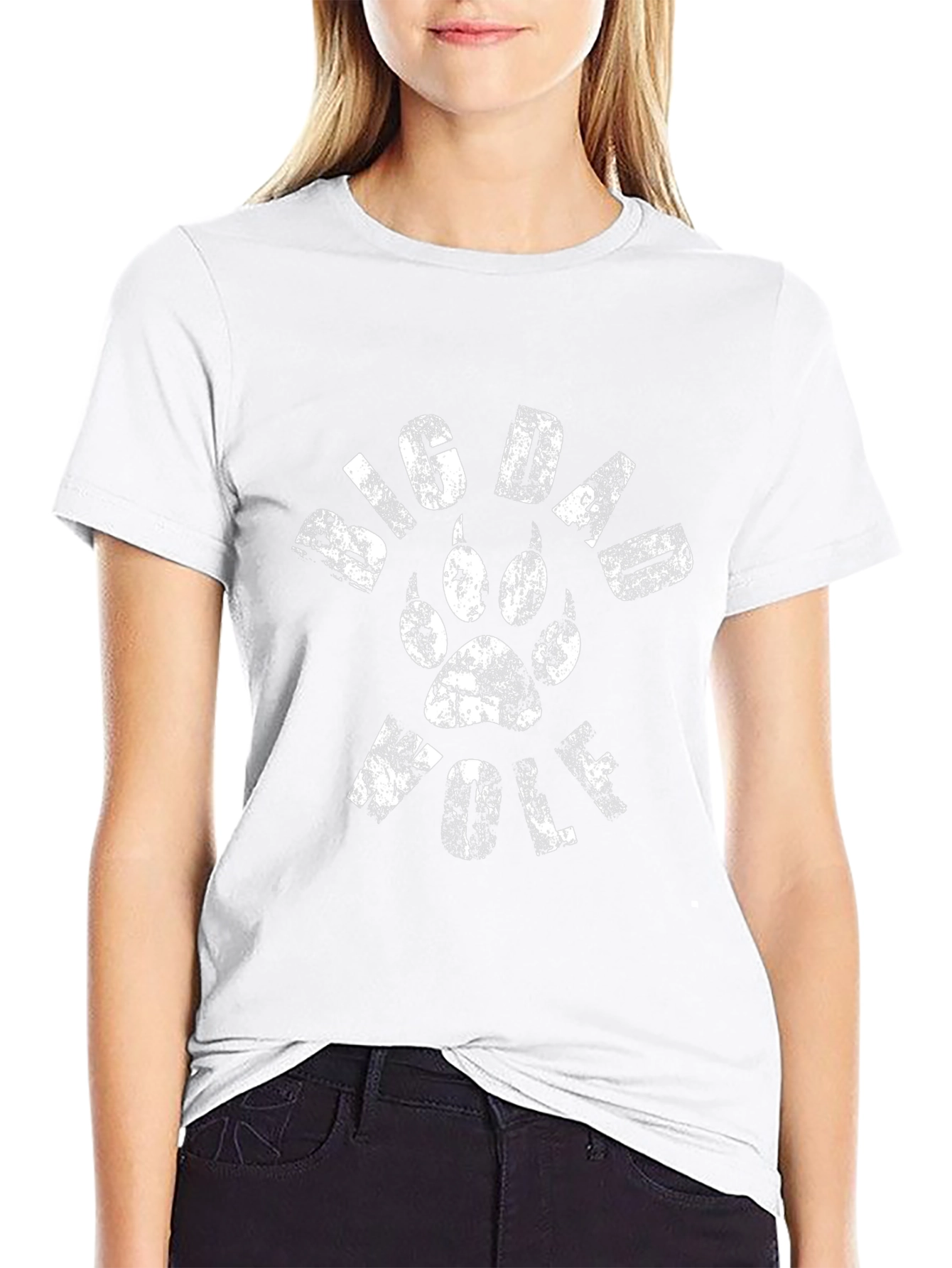 Big Dawg Wolf T-Shirt - Grunge Style