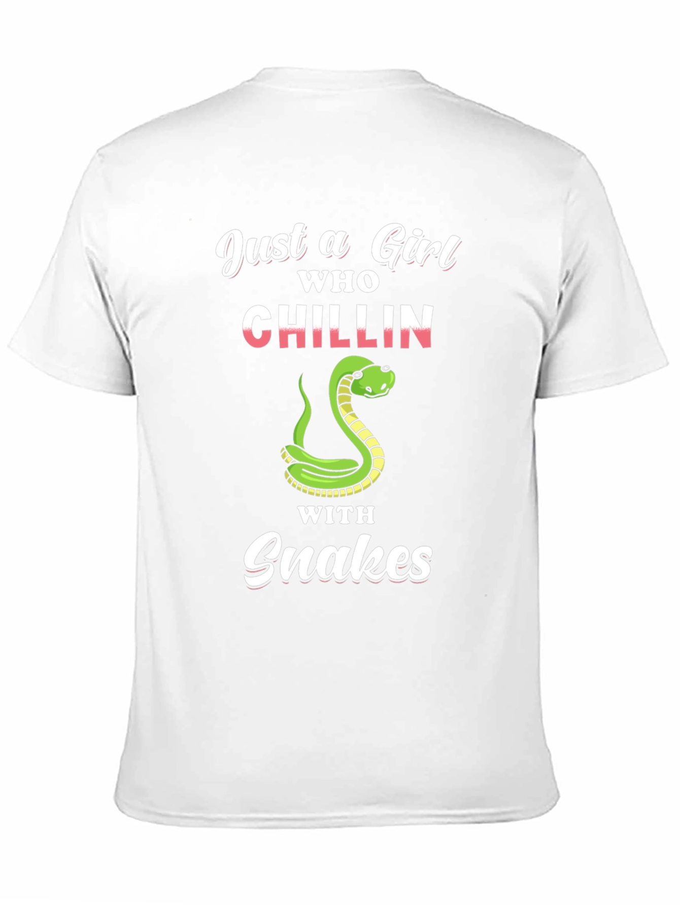 Just a Girl Chillin With Snakes T-Shirt
