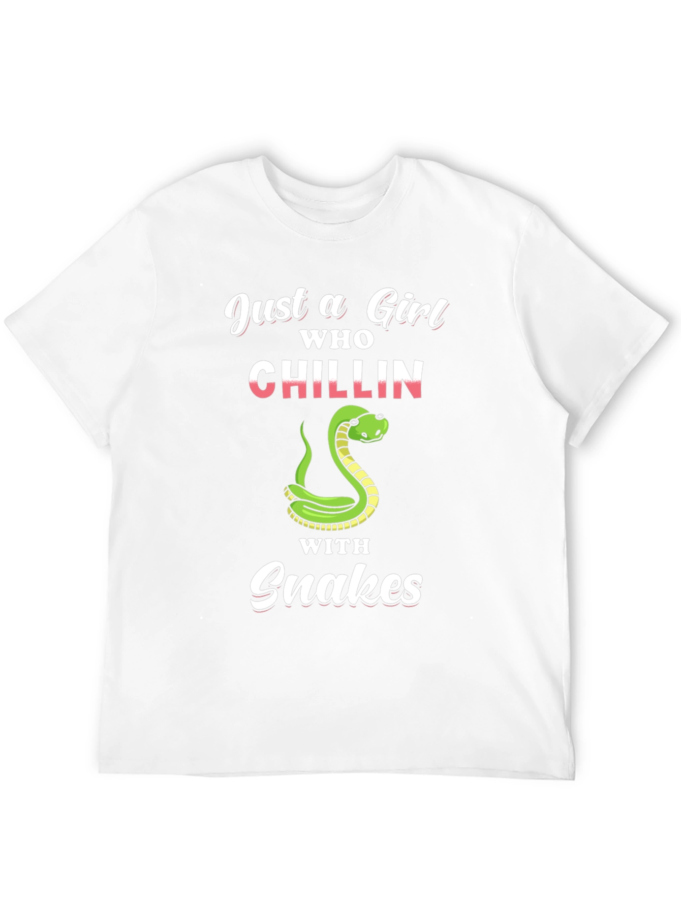 Just a Girl Chillin With Snakes T-Shirt