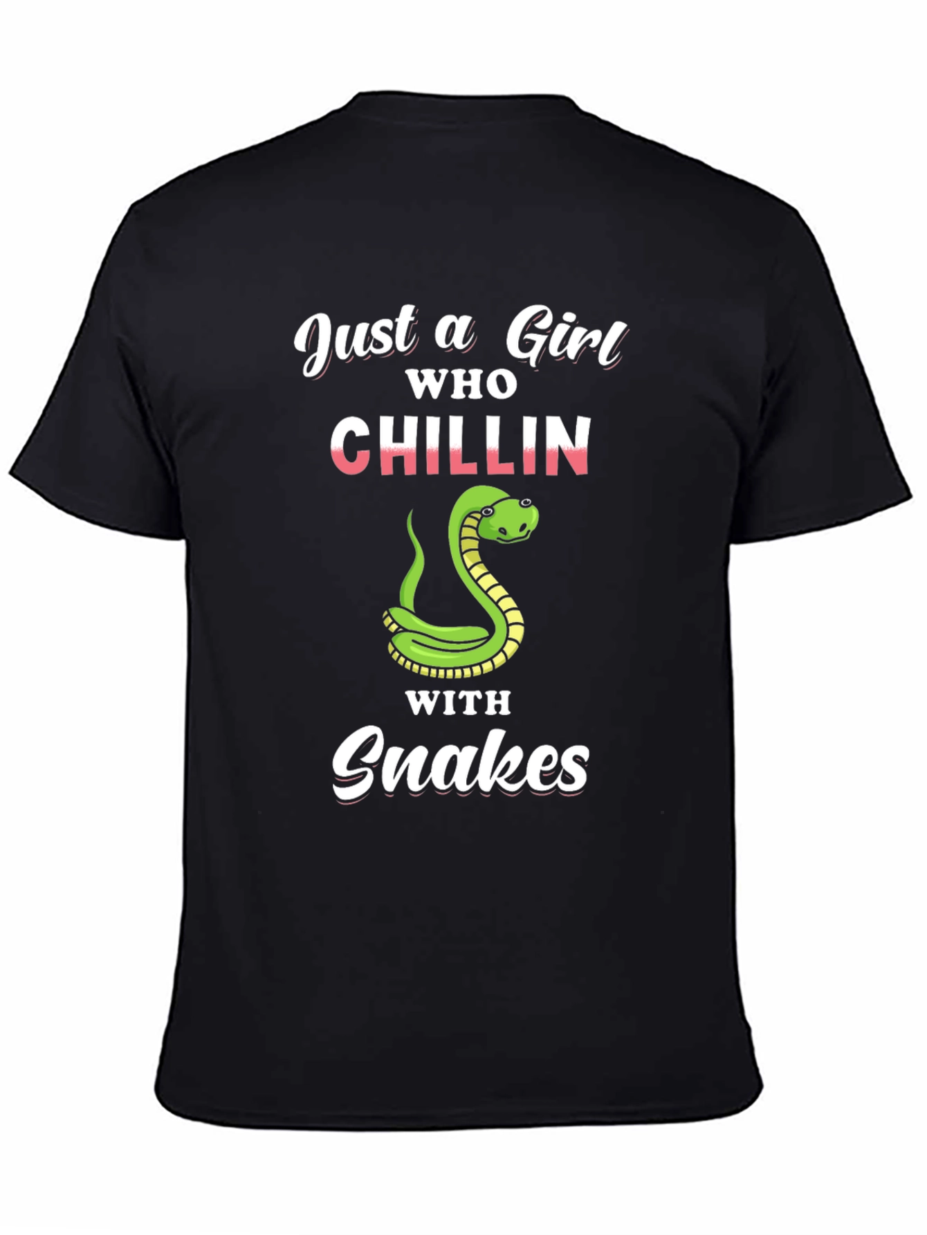 Just a Girl Chillin With Snakes T-Shirt