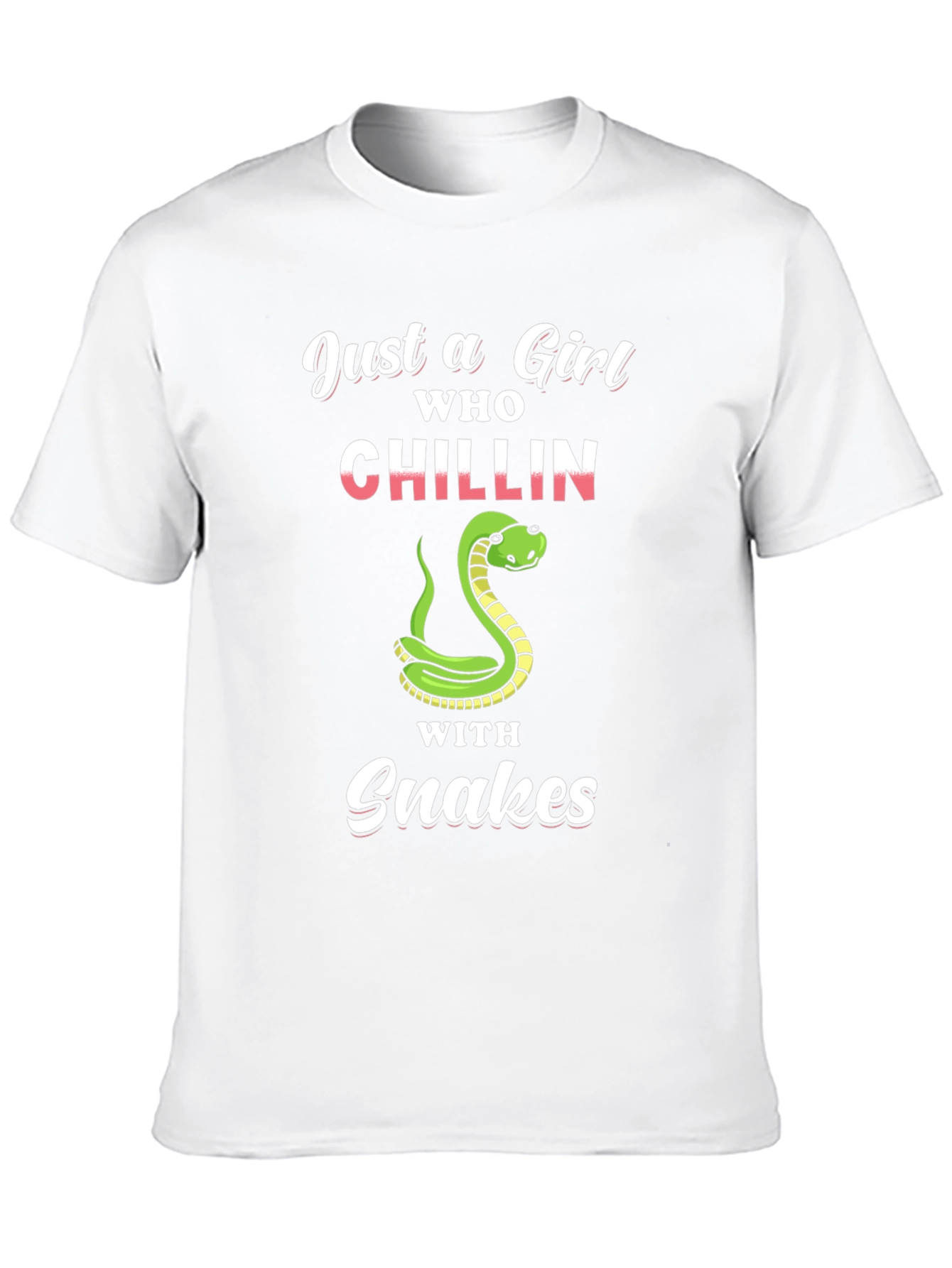 Just a Girl Chillin With Snakes T-Shirt