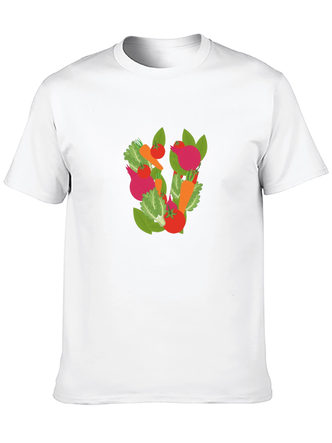 Vegetable Medley Graphic Tee - Black