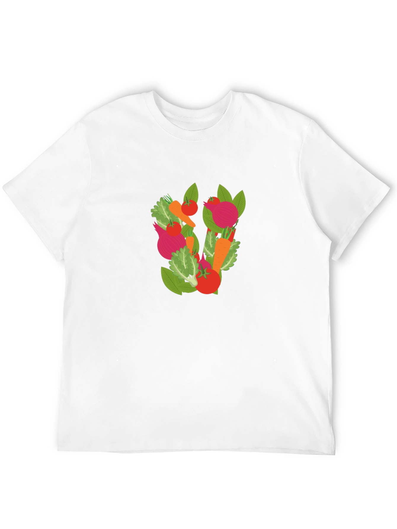 Vegetable Medley Graphic Tee - Black